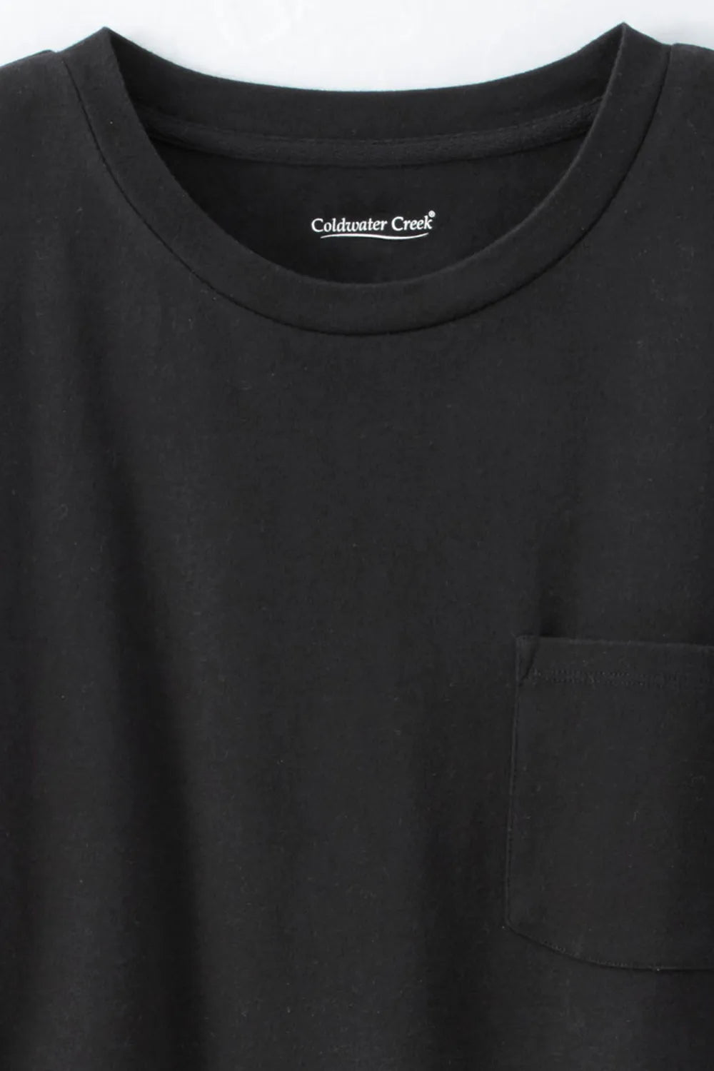#BestCottonTM Long Sleeve Boxy Pocket Tee