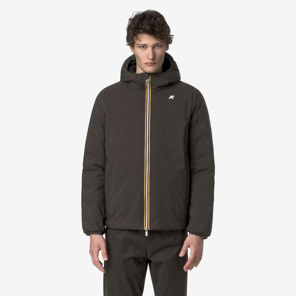 JACK ST THERMO REVERSIBLE - Jackets - Short - Man - BLACK OLIVE-BLUE DEPTH