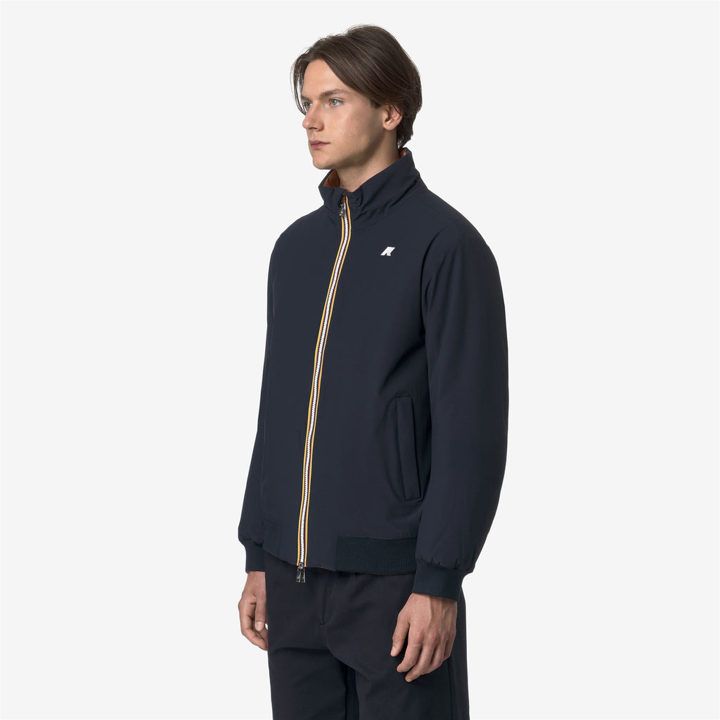 ARSENE ST WARM REVERSIBLE - Jackets - Short - Man - BLUE DEPTH-ORANGE ADOBE