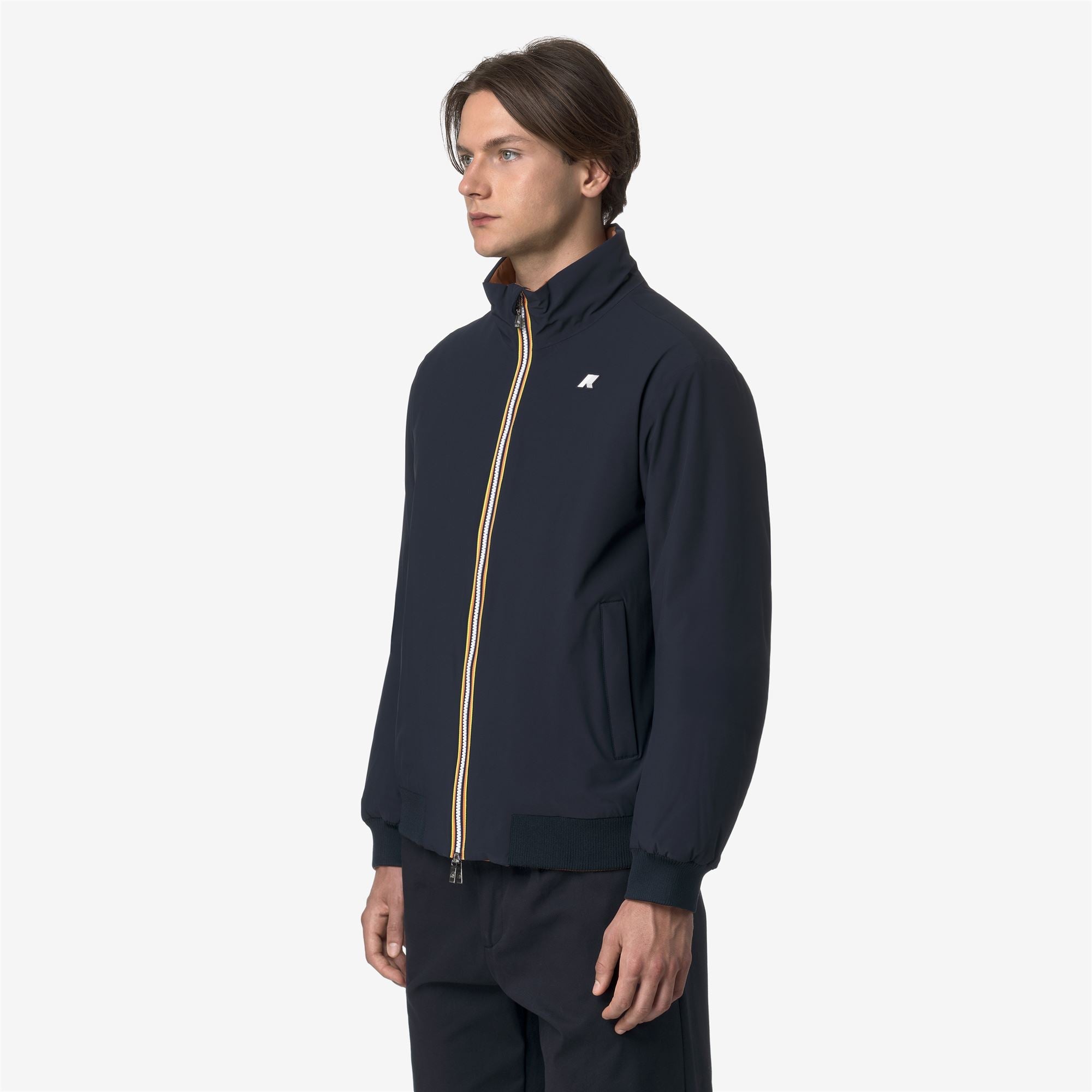 ARSENE ST WARM REVERSIBLE - Jackets - Short - Man - BLUE DEPTH-ORANGE ADOBE
