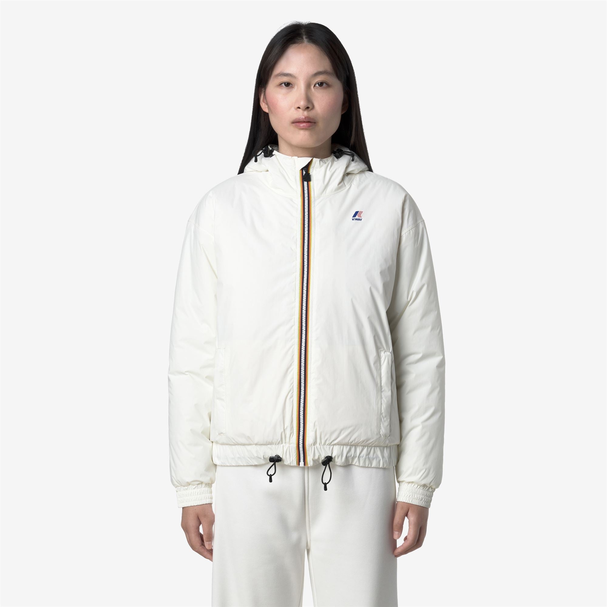 LE VRAI 4.0 ALBINE ORSETTO - Jackets - Short - Woman - WHITE GARDENIA