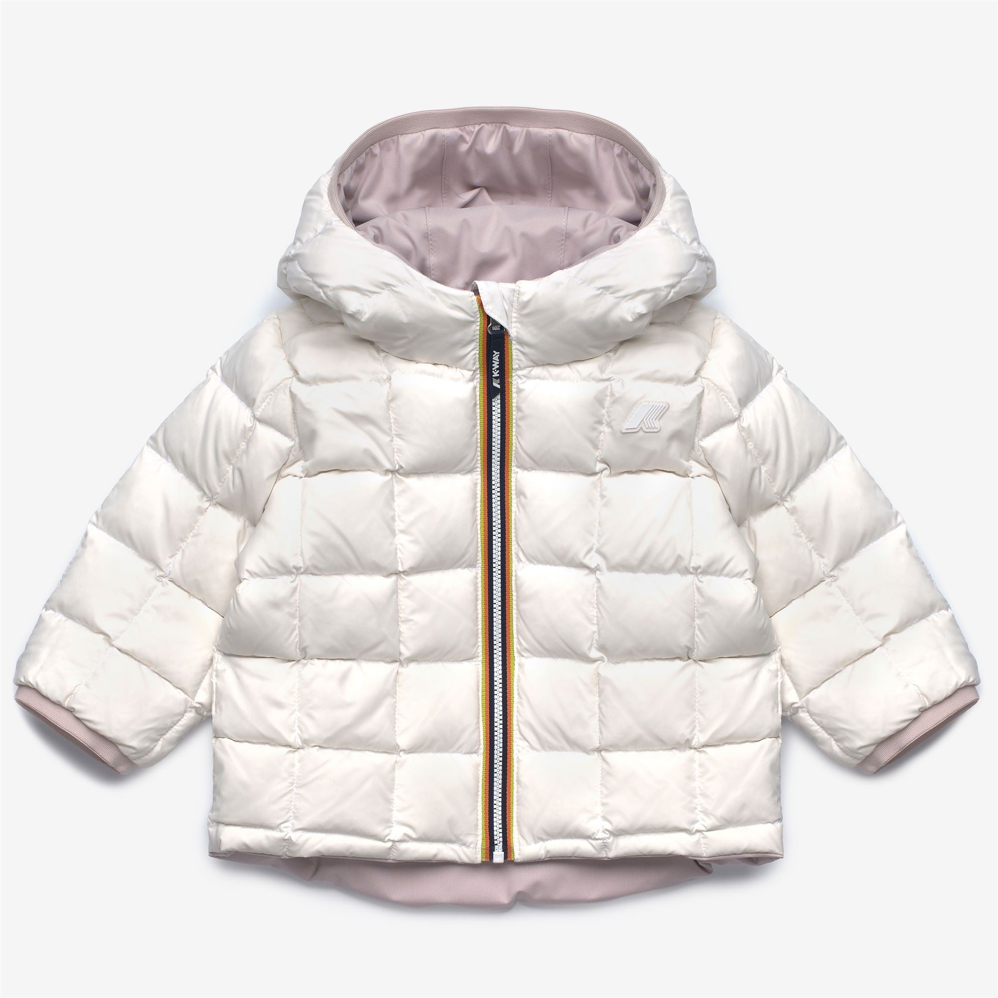 E. JACK ST THERMO REVERSIBLE - Jackets - Short - Kid unisex - ROSE HUSHED-WHITE GARDENIA
