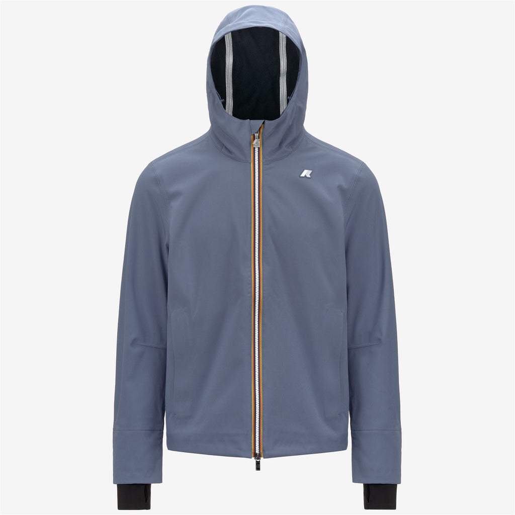 JACKO BONDED - Jackets - Short - Man - GREY BLUE A-BLUE D