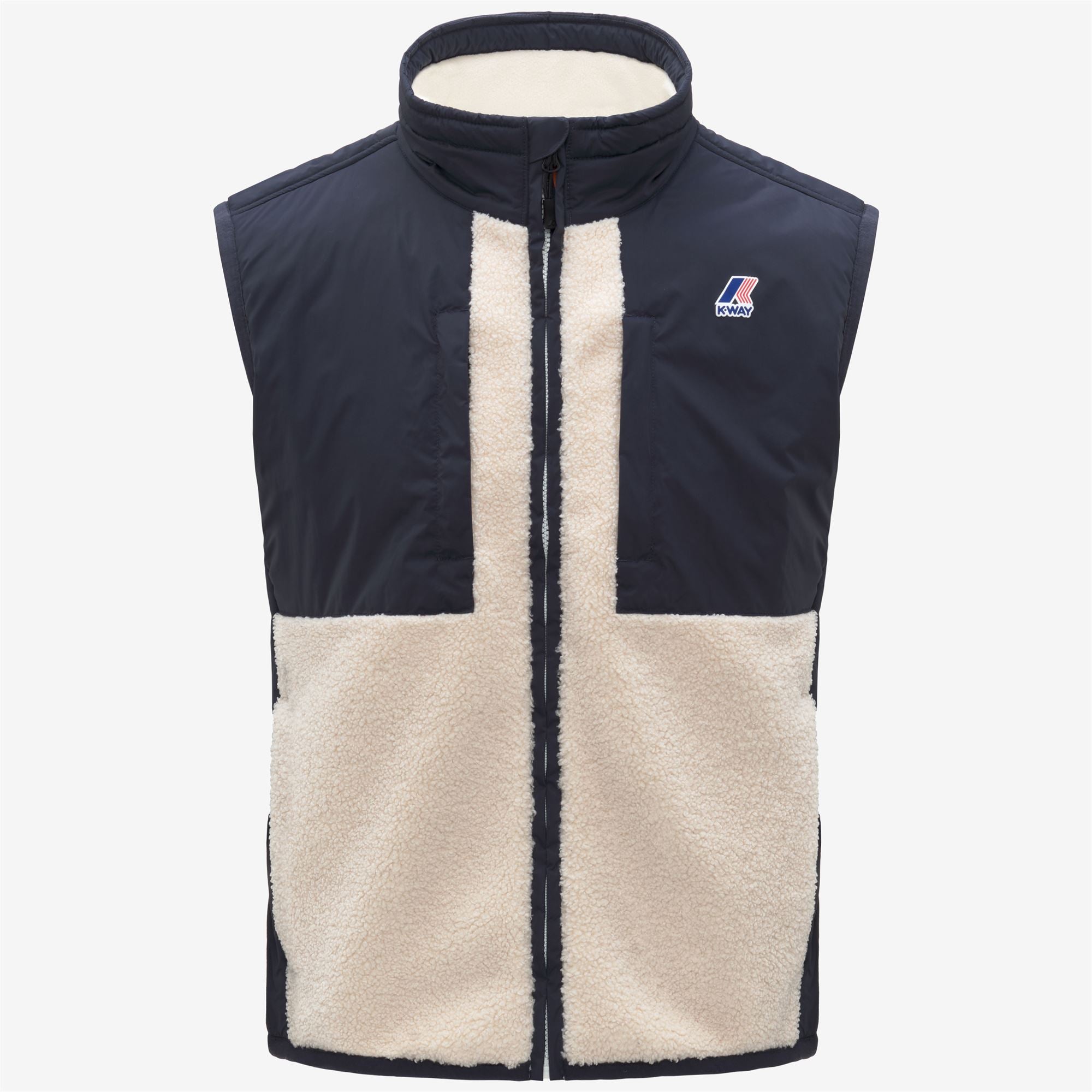 VITAL 4.0 ORSETTO - Fleece - Vest - Unisex - BLUE DEPTH-ECRU