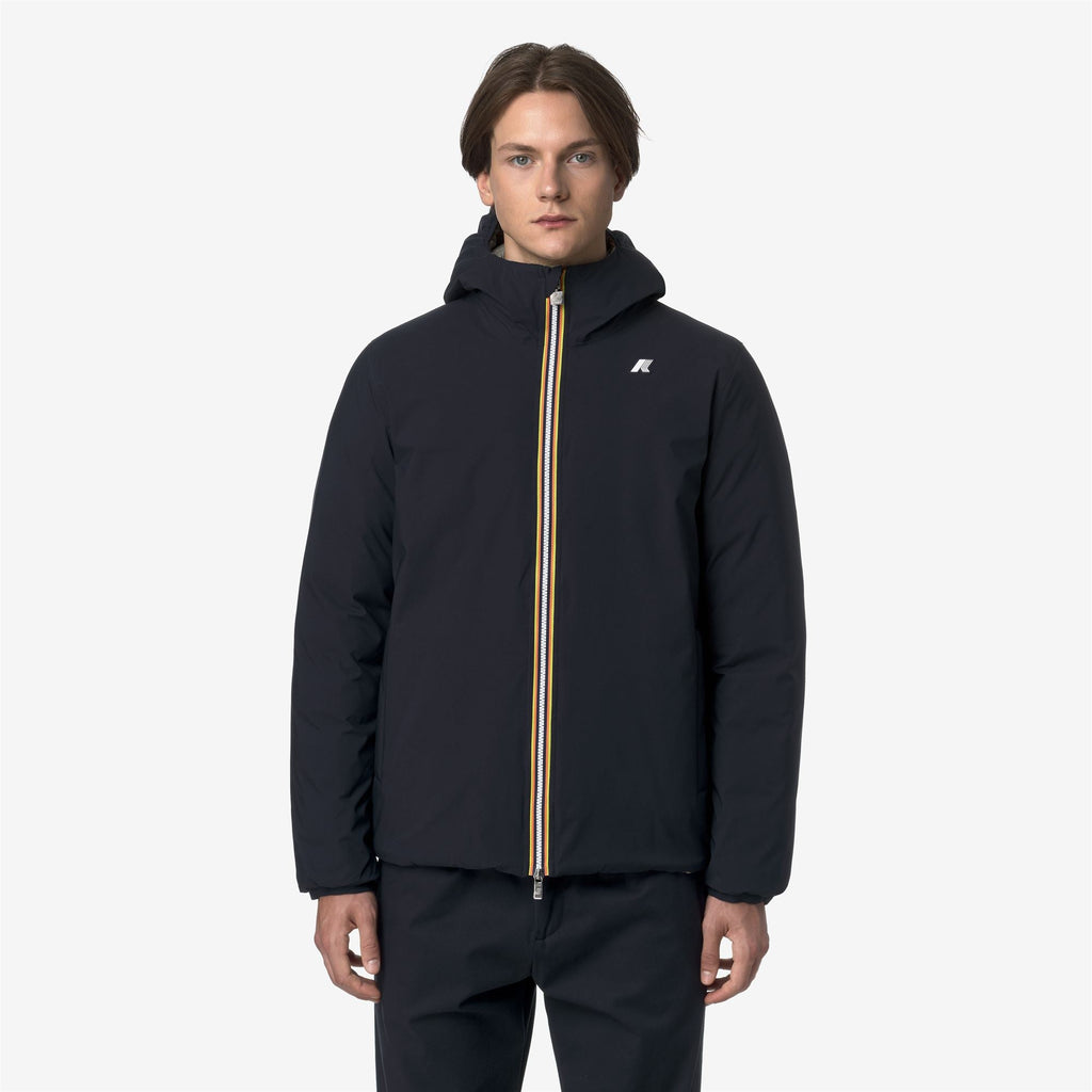 JACK ST THERMO REVERSIBLE - Jackets - Short - Man - BLUE DEPTH-GREEN OAK