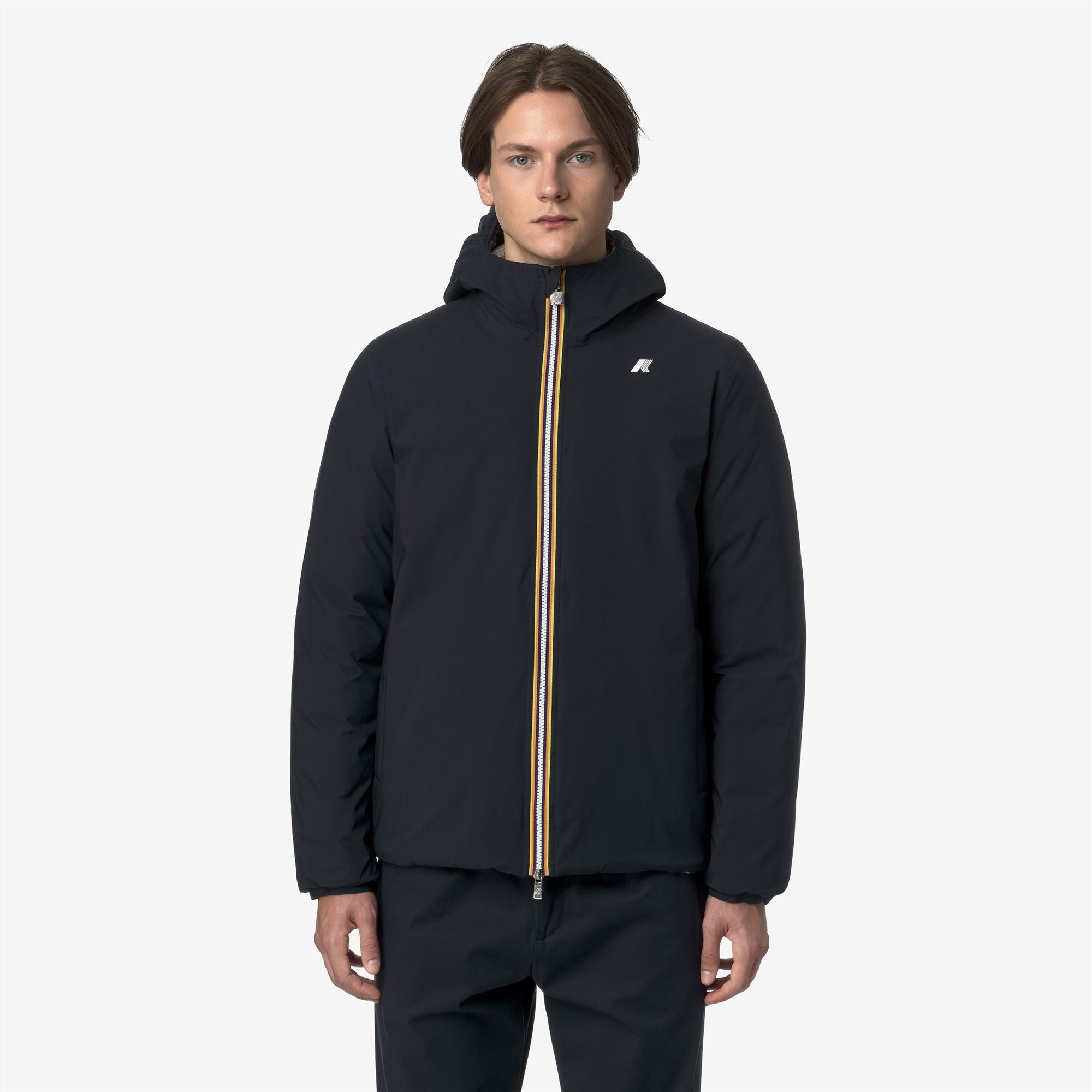 JACK ST THERMO REVERSIBLE - Jackets - Short - Man - BLUE DEPTH-GREEN OAK