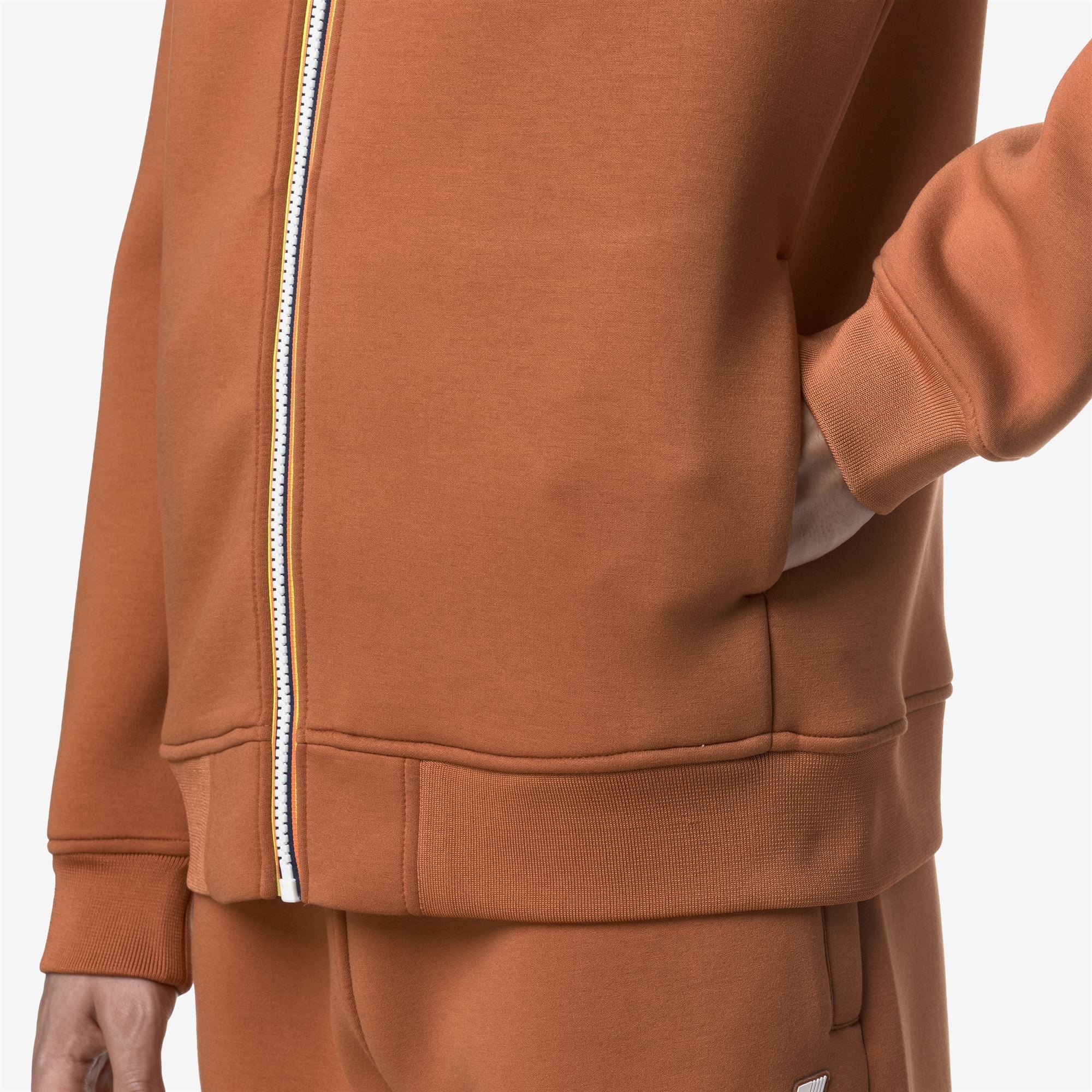 RAINER SPACER - Fleece - Jacket - Man - ORANGE ADOBE