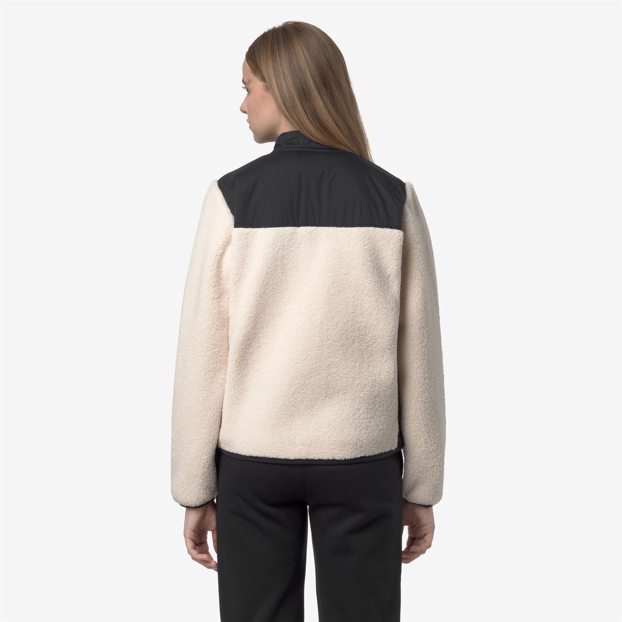 BERNARDINE 4.0 ORSETTO - Fleece - Jacket - Woman - BLACK PURE-ECRU