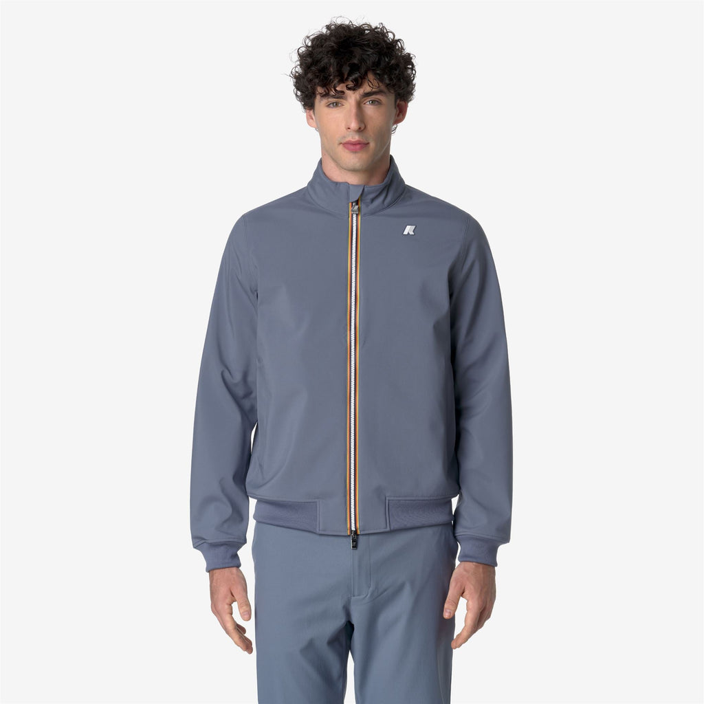 ARSENE BONDED - Jackets - Short - Man - GREY BLUE A-BLUE D