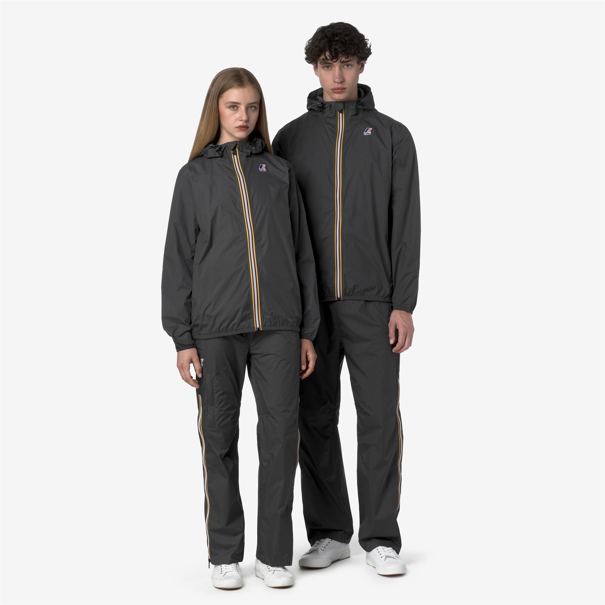 LE VRAI 4.0 ETHAN - Pants - Sport Trousers - Unisex - GREY SHADOW DK