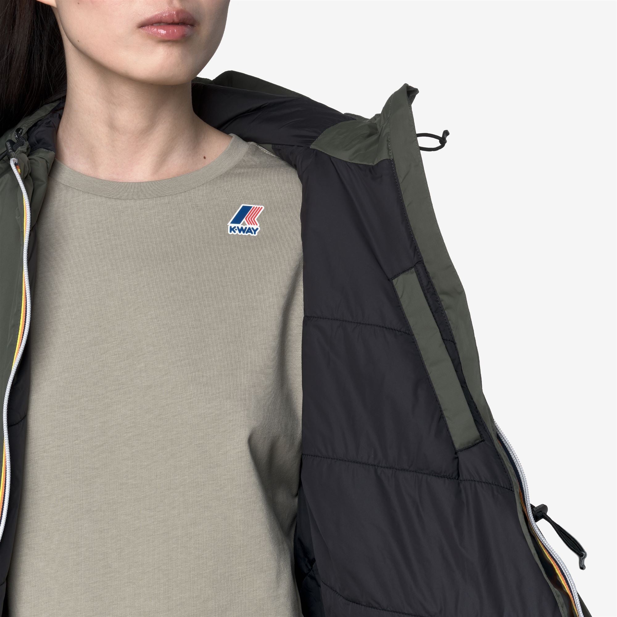 LE VRAI 4.0 DELIA WARM - Jackets - 3/4 LENGTH - Woman - GREEN BLACKISH