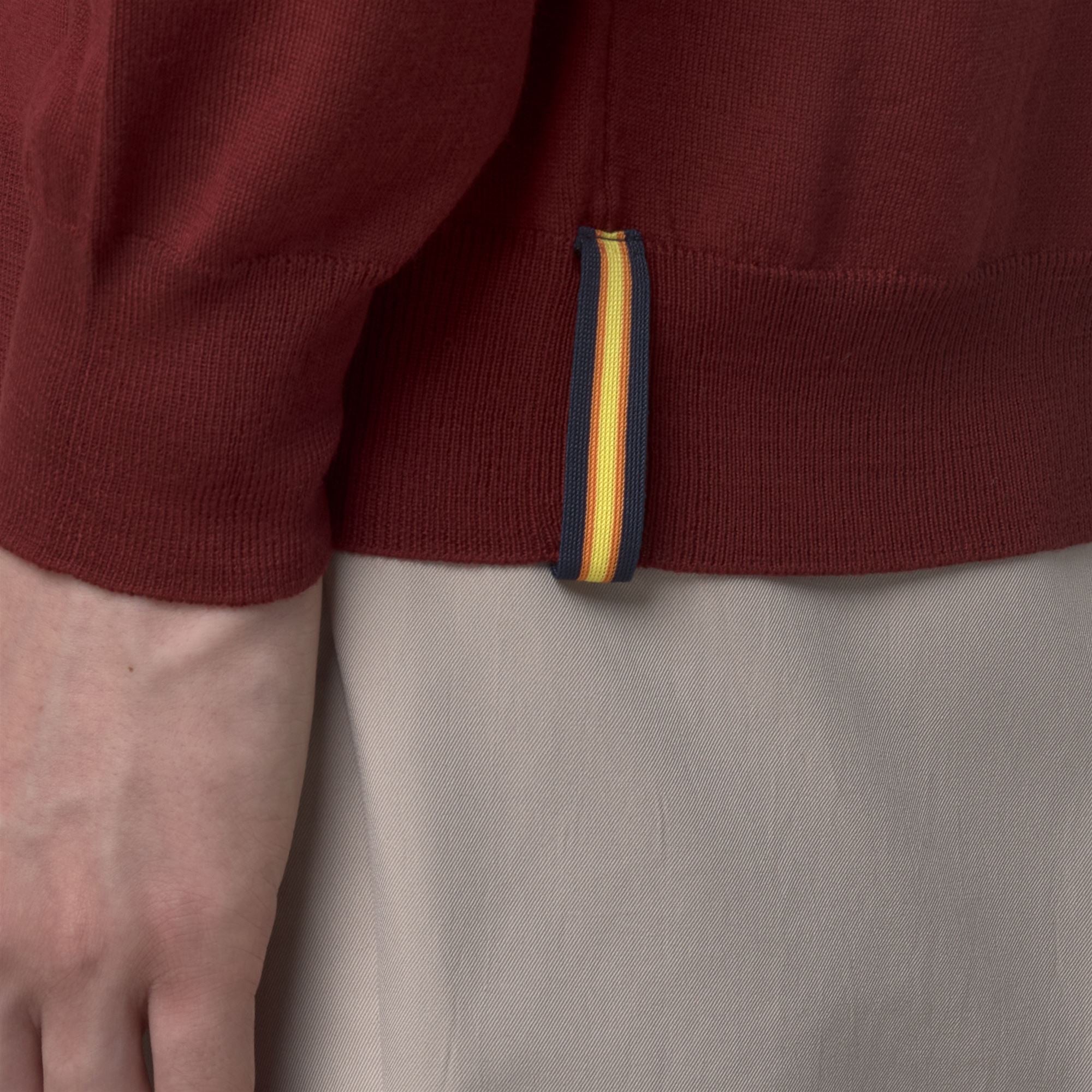 REY WOOL MERINO BLEND - KNITWEAR - Pull Over - Man - RED SYRAH