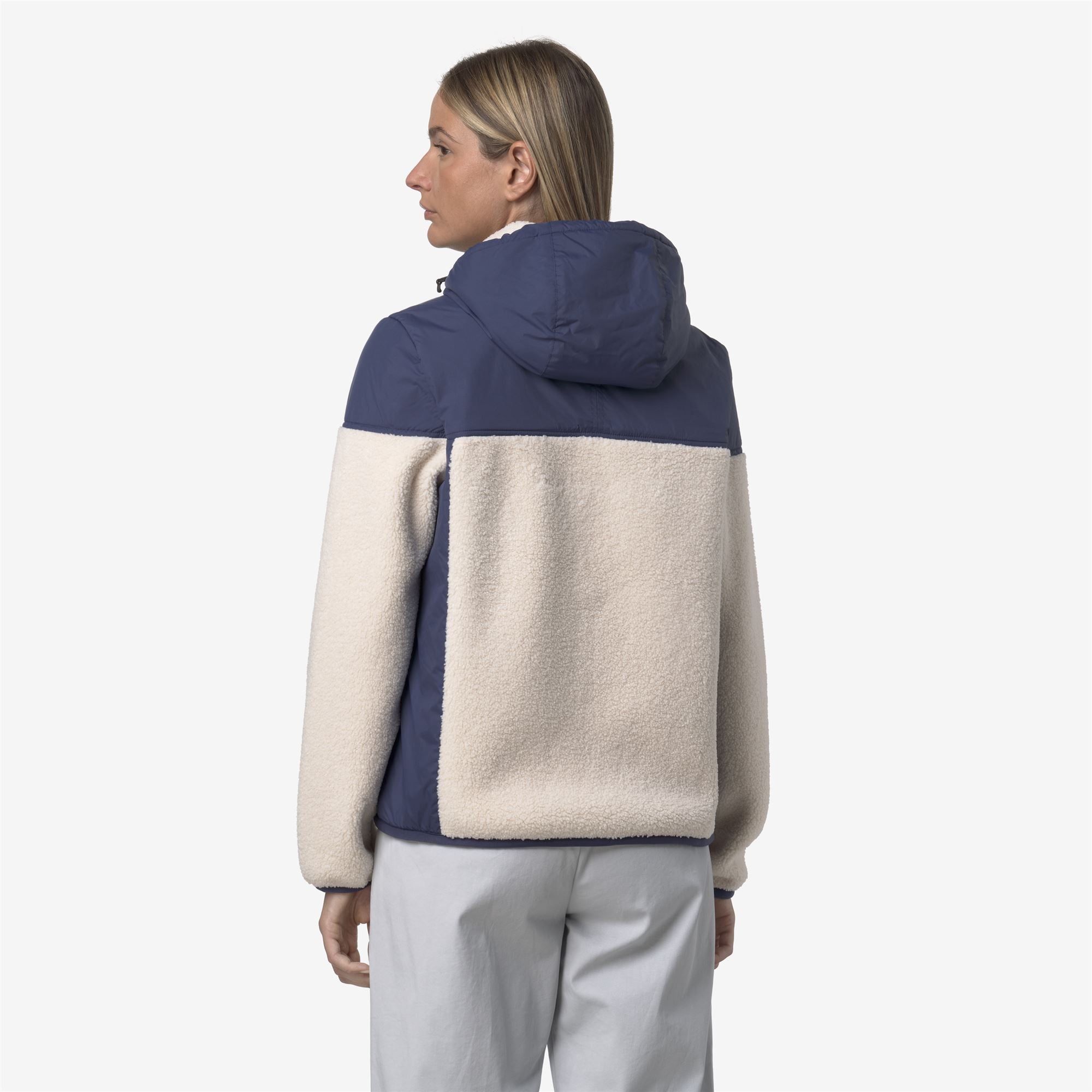 SAMSON 4.0 ORSETTO - Fleece - Hoodie Full Zip - Unisex - BLUE DEEP COBALT-ECRU