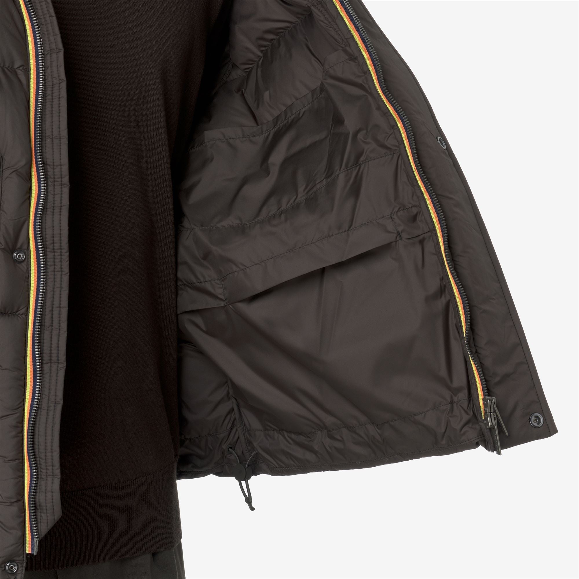 TUILL THERMO MICROFIBER - Jackets - Short - Man - BLACK OLIVE COMBO