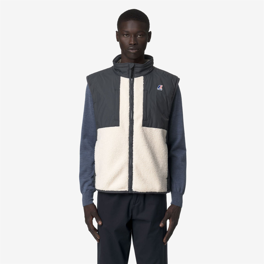 VITAL 4.0 ORSETTO - Fleece - Vest - Unisex - GREY SHADOW DK-ECRU
