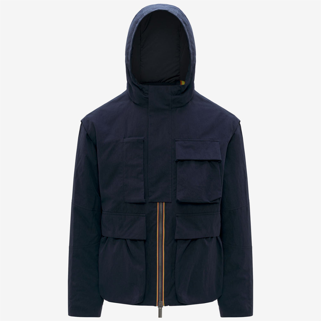 GUILLERMO COTTON FEEL - Jackets - Short - Man - BLUE DEPTH COMBO