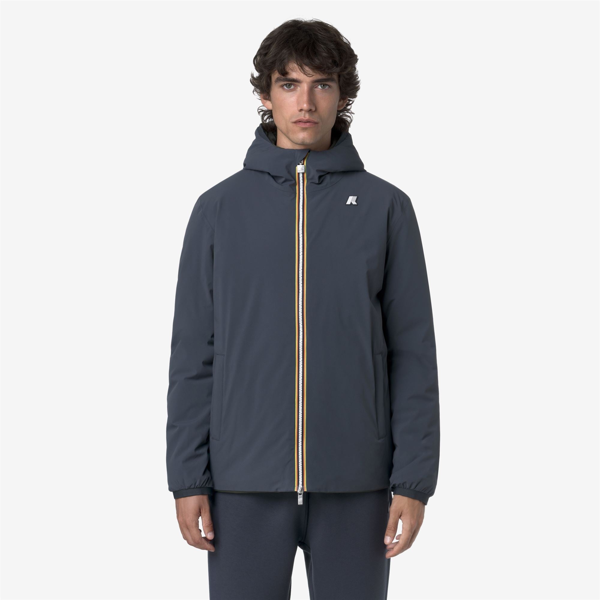 JACK ST WARM REVERSIBLE - Jackets - Short - Man - BLUE AIRFORCE-GREEN BLACKISH