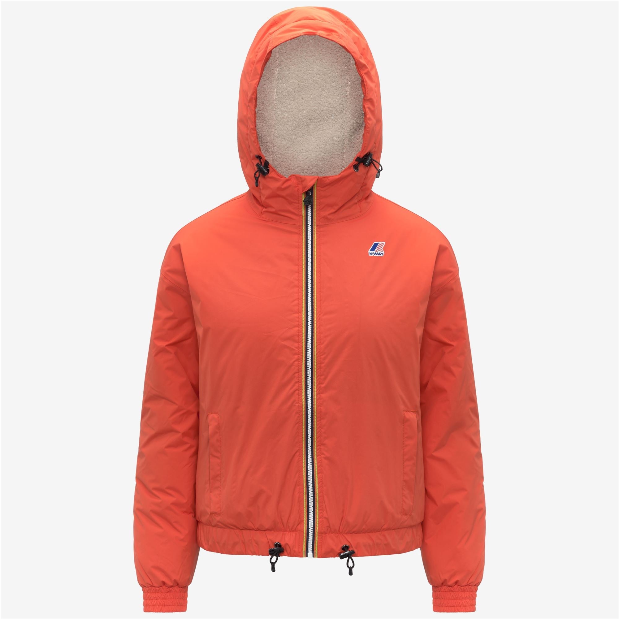 LE VRAI 4.0 ALBINE ORSETTO - Jackets - Short - Woman - ORANGE FIESTA