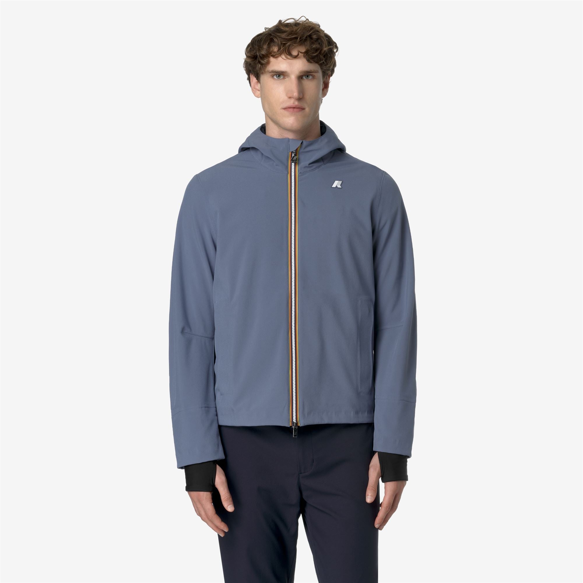 JACKO BONDED - Jackets - Short - Man - GREY BLUE A-BLUE D