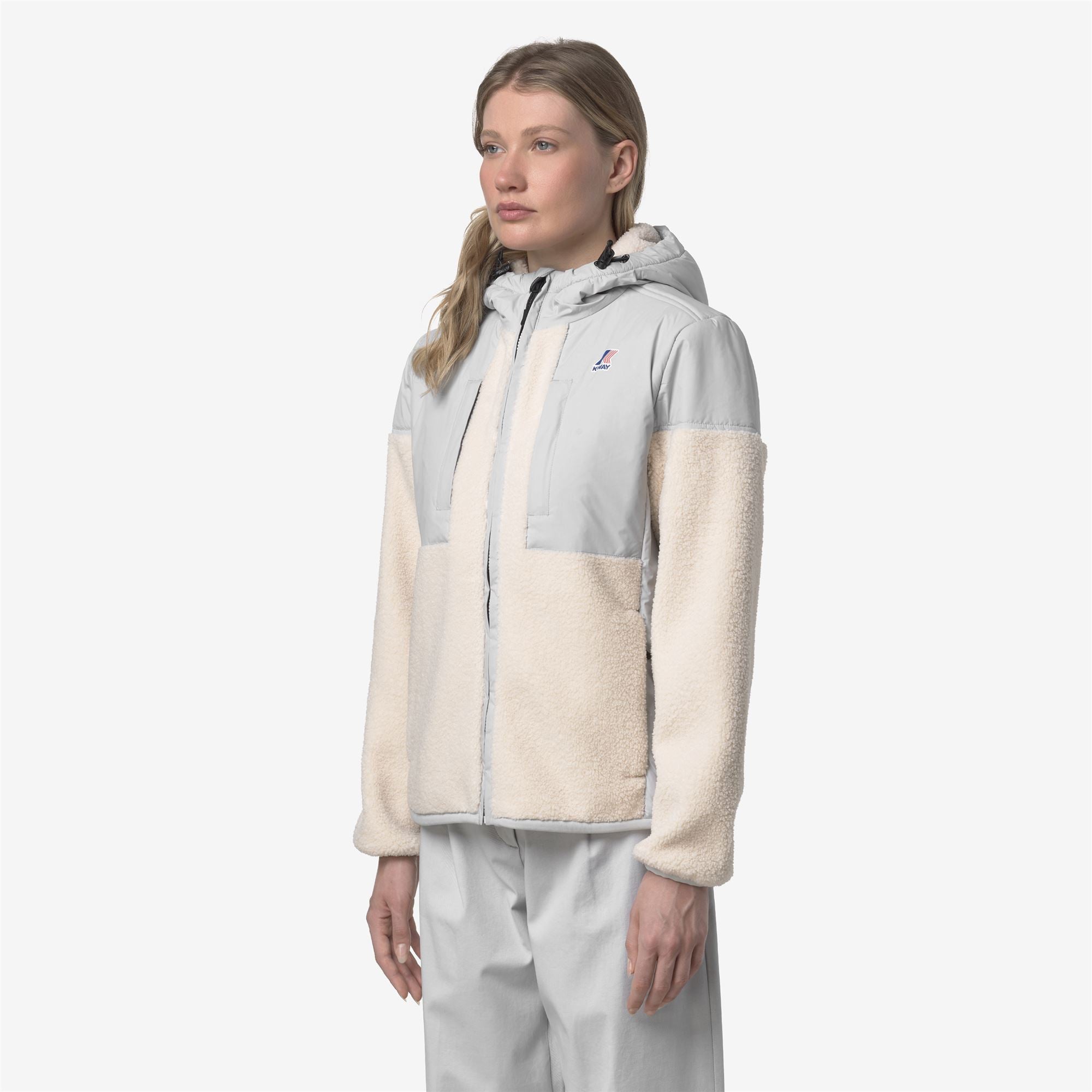 SAMSON 4.0 ORSETTO - Fleece - Hoodie Full Zip - Unisex - GREY-ECRU