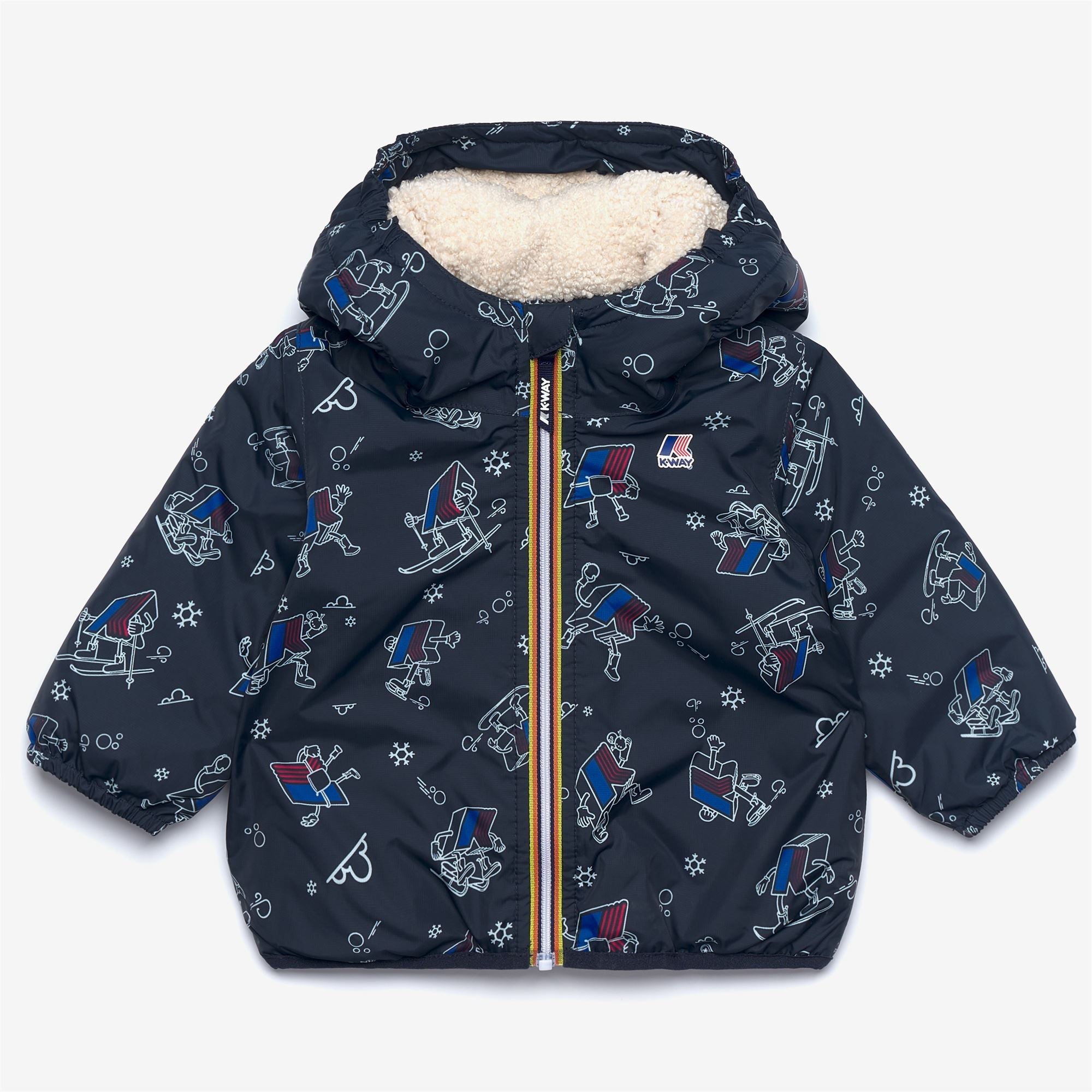 E. LE VRAI 4.0 CLAUDINE ORSETTO GRAPHIC - Jackets - Mid - Kid unisex - K FIGURES INFANT BOY