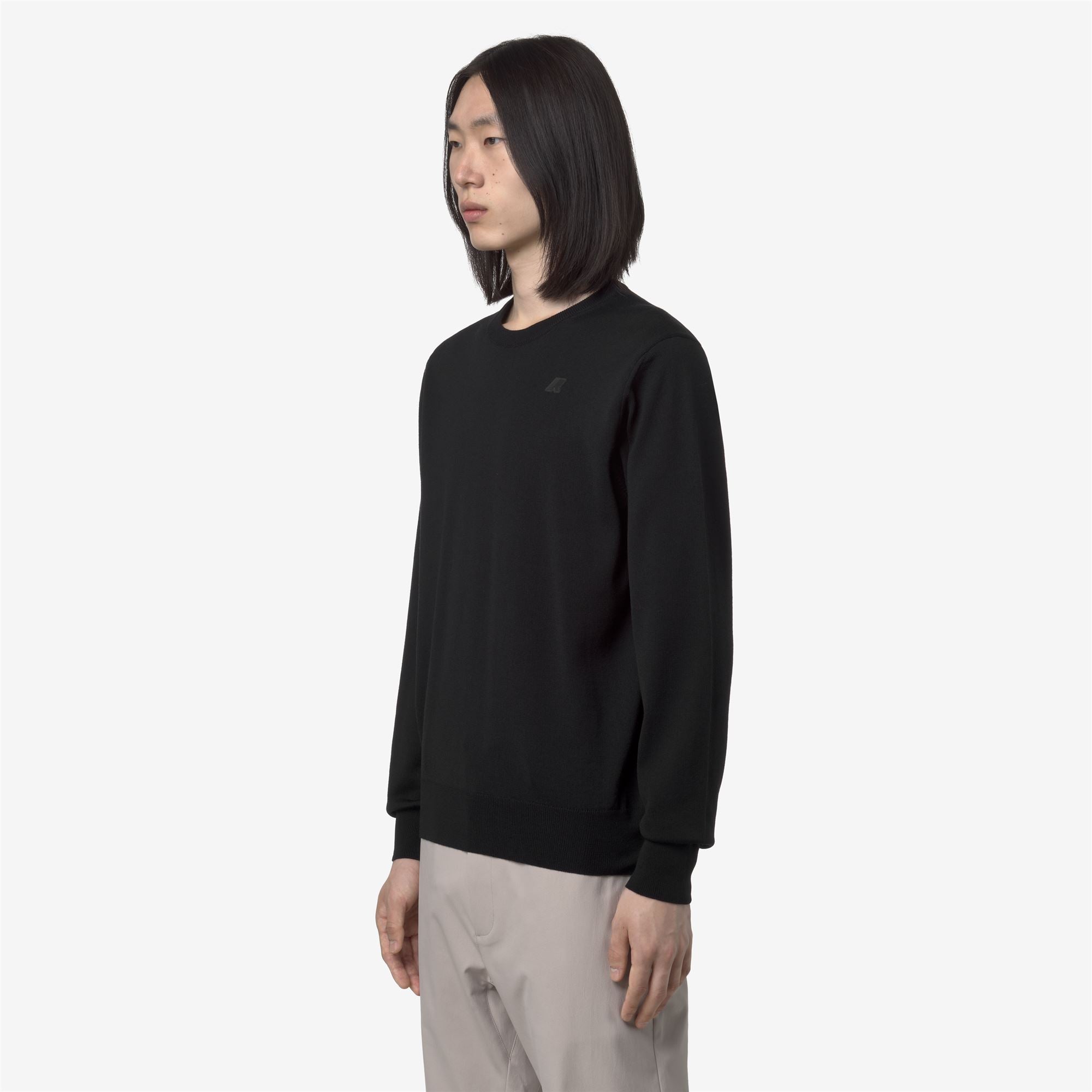 SEBASTIEN MERINO - KNITWEAR - Pull Over - Man - BLACK PURE