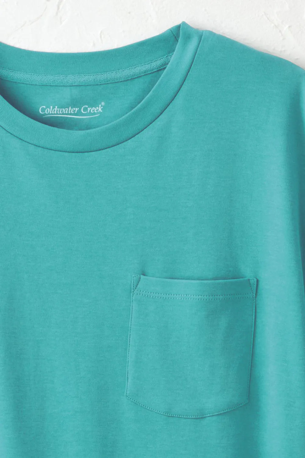 #BestCottonTM Long Sleeve Boxy Pocket Tee