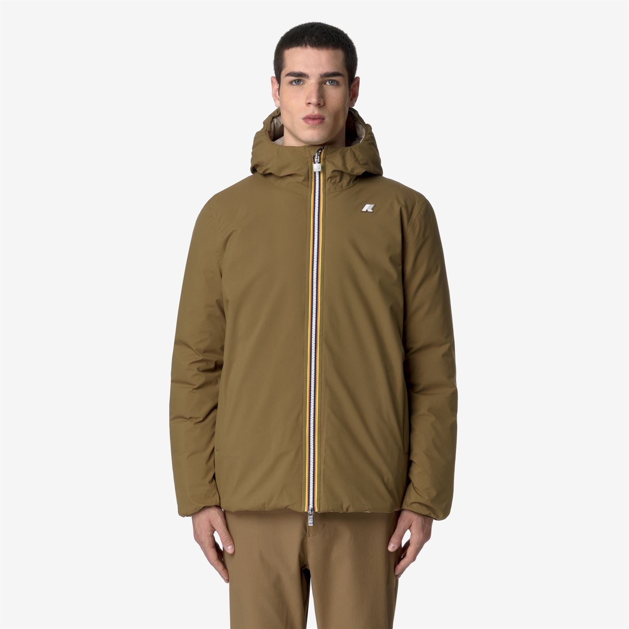 JACK ST THERMO REVERSIBLE - Jackets - Short - Man - BROWN C-BEIGE G
