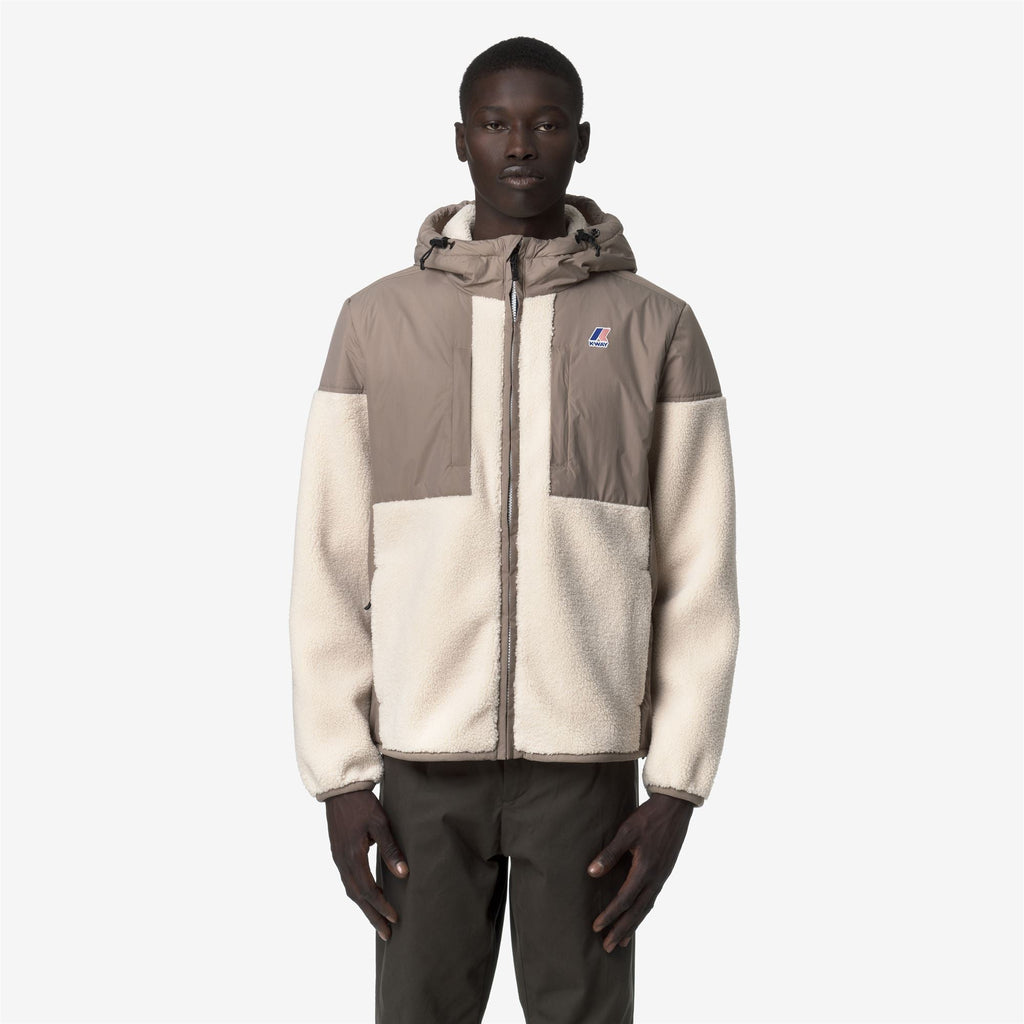 SAMSON 4.0 ORSETTO - Fleece - Hoodie Full Zip - Unisex - BEIGE TAUPE-ECRU