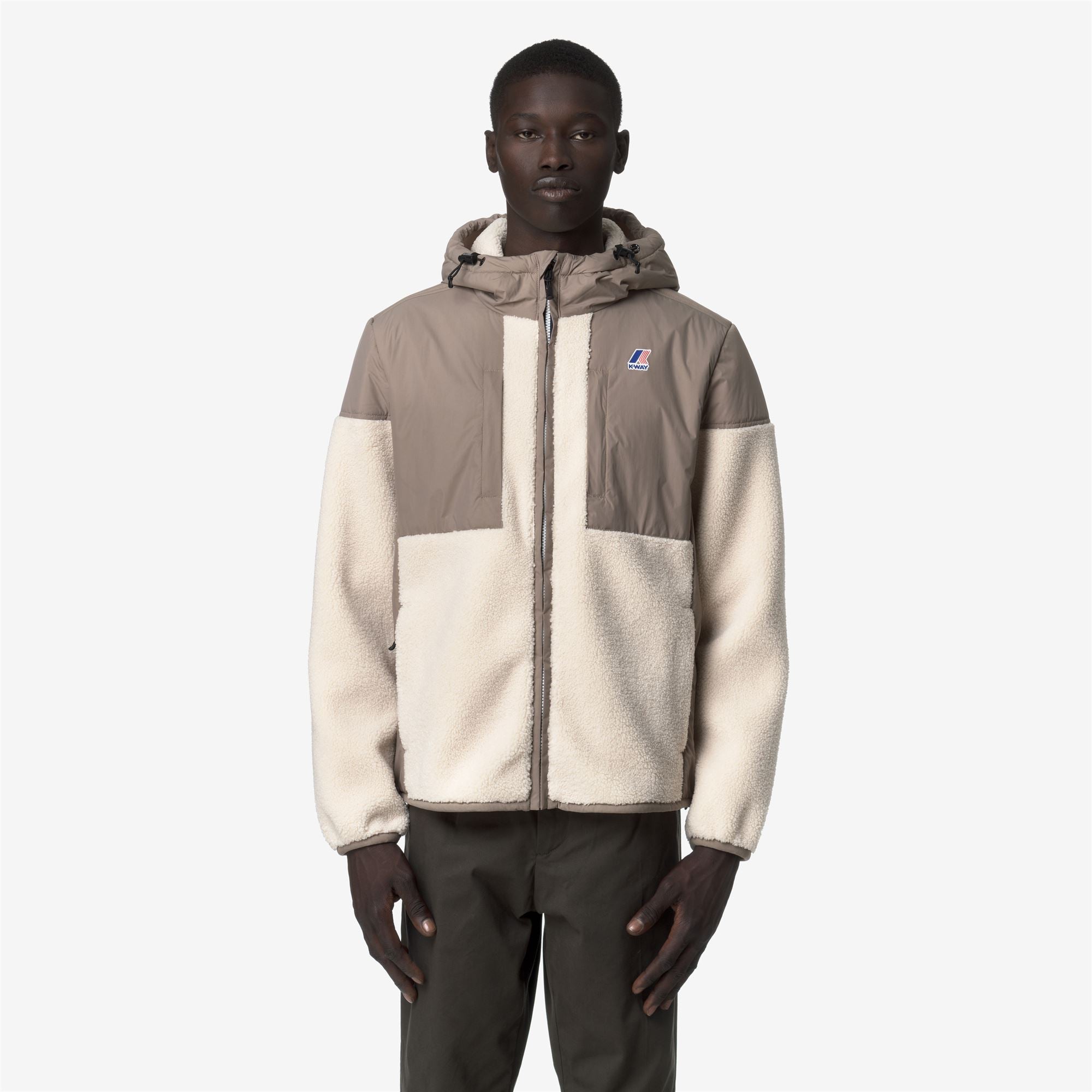 SAMSON 4.0 ORSETTO - Fleece - Hoodie Full Zip - Unisex - BEIGE TAUPE-ECRU