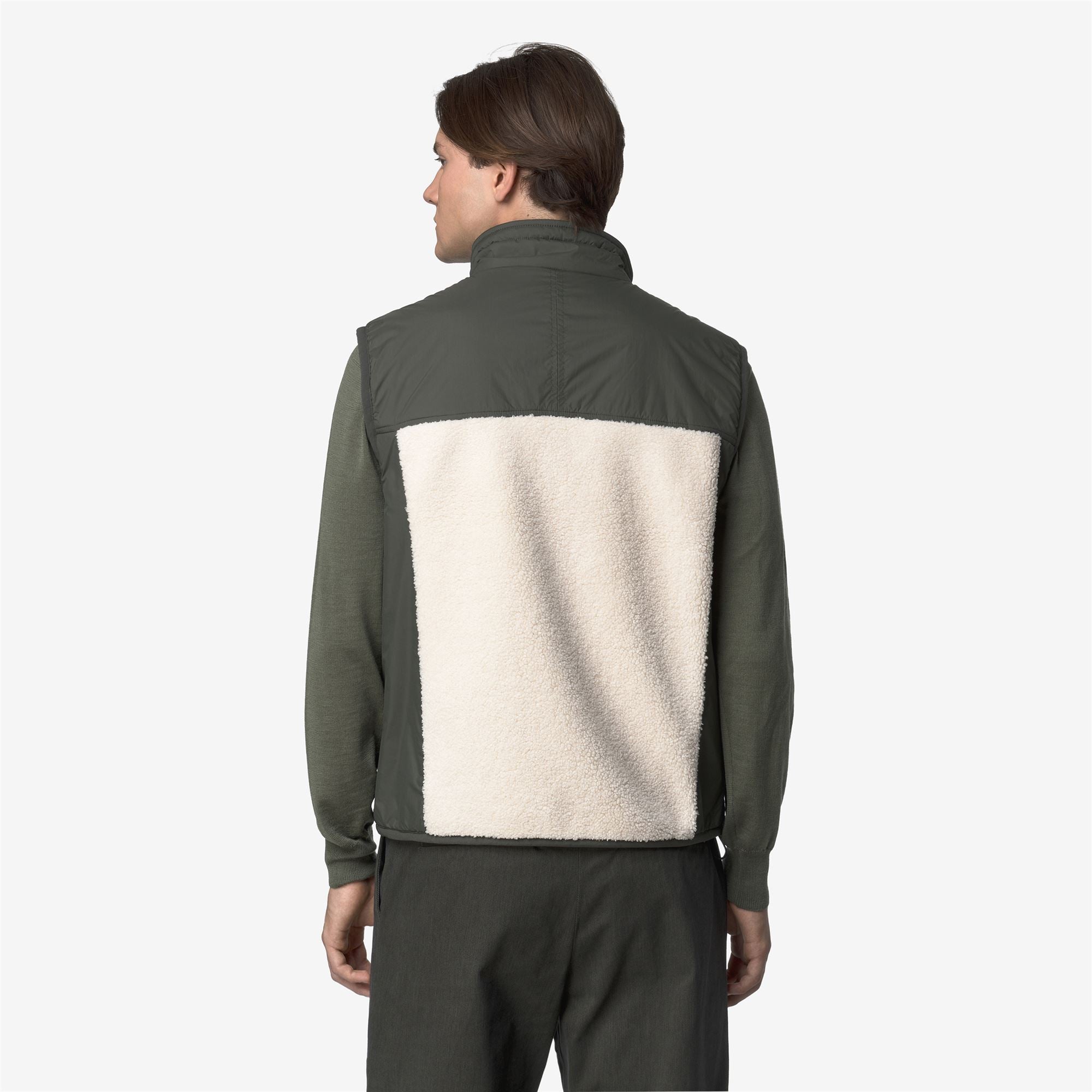 VITAL 4.0 ORSETTO - Fleece - Vest - Unisex - GREEN BLACKISH--ECRU