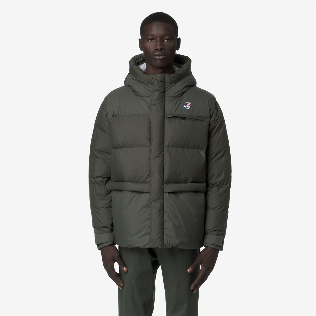 LE VRAI 4.0 AURELE HEAVY WARM - Jackets - Mid - Unisex - GREEN BLACKISH