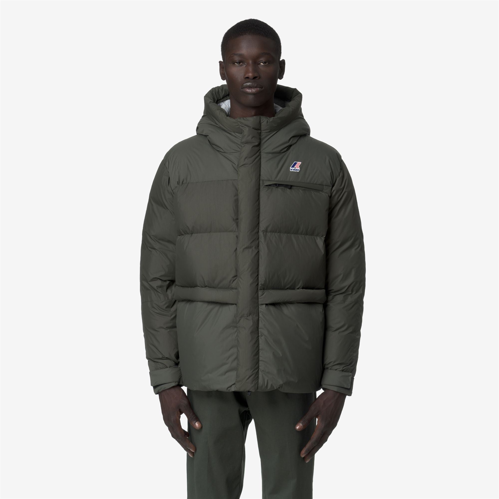 LE VRAI 4.0 AURELE HEAVY WARM - Jackets - Mid - Unisex - GREEN BLACKISH