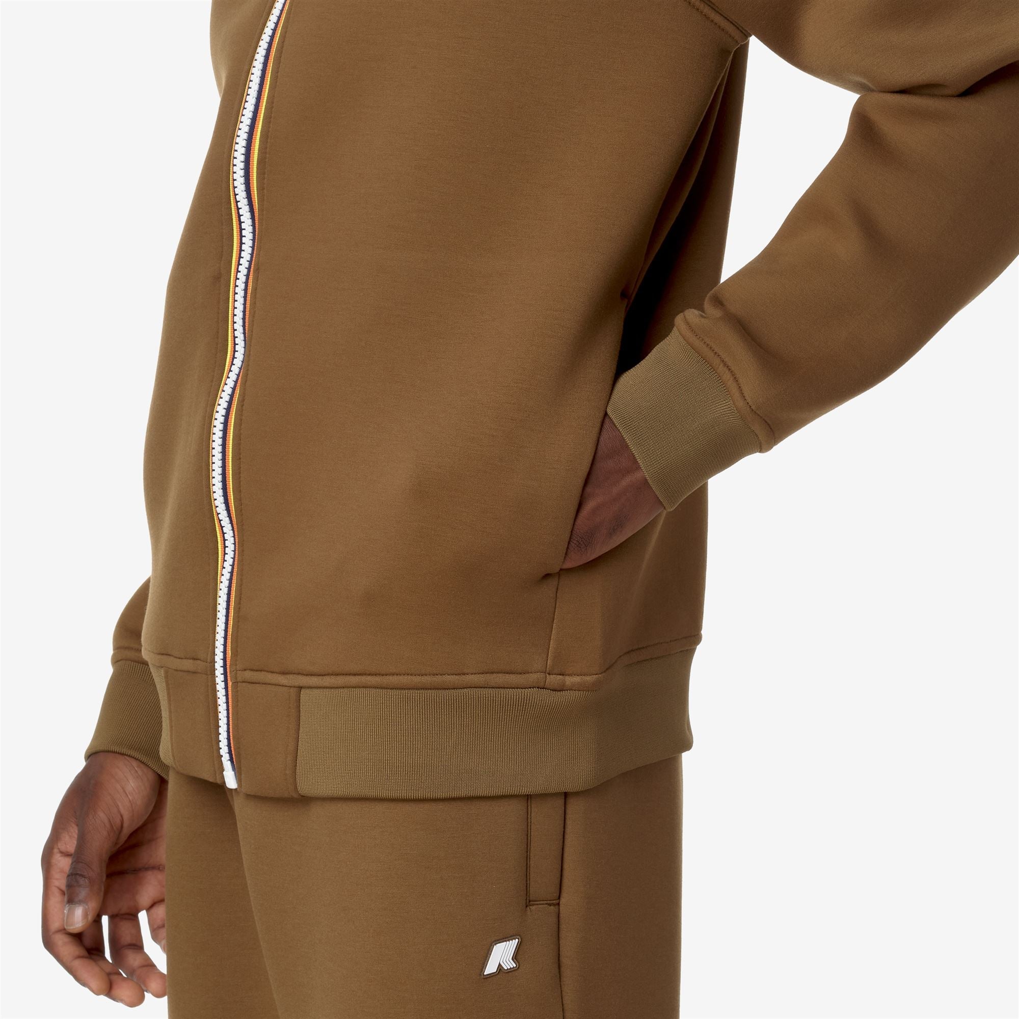 RAINER SPACER - Fleece - Jacket - Man - BROWN CORDA