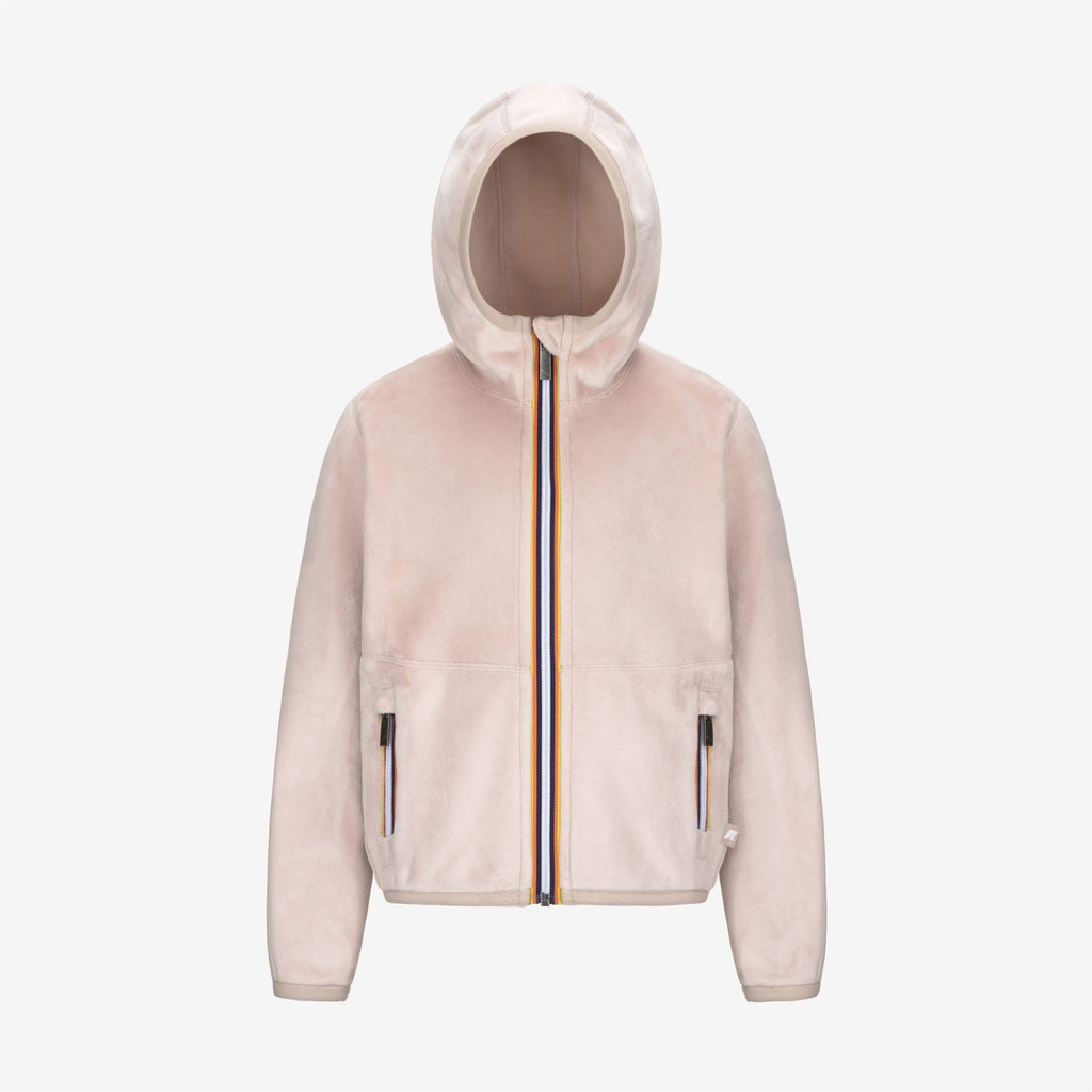 P. LILY VELOUR POLAR REVERSIBLE - Fleece - Jacket - Girl - PINK TINT-PINK TINT