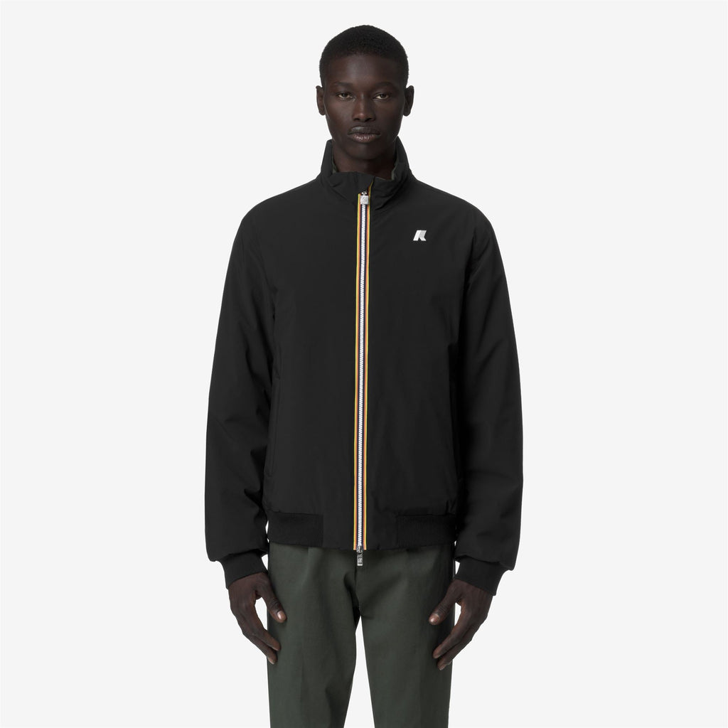 ARSENE ST WARM REVERSIBLE - Jackets - Short - Man - BLACK PURE-GREEN BLACKISH