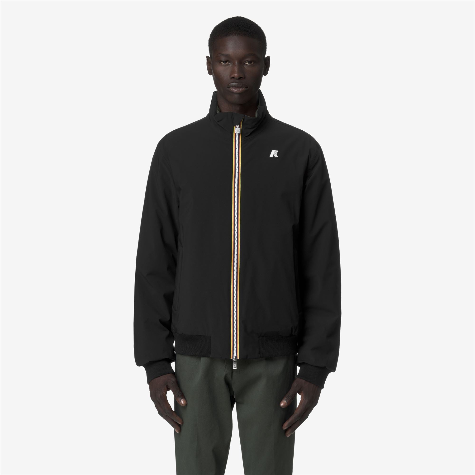 ARSENE ST WARM REVERSIBLE - Jackets - Short - Man - BLACK PURE-GREEN BLACKISH