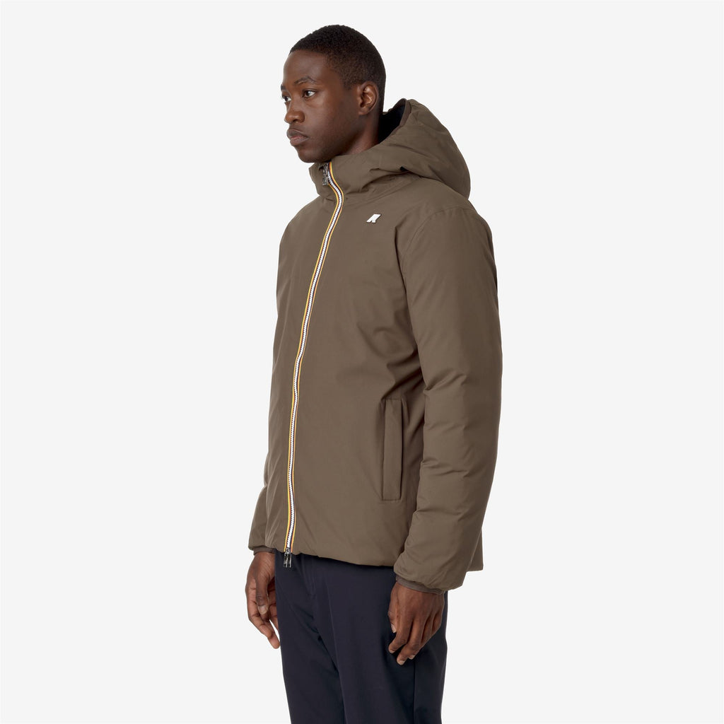 JACK ST THERMO REVERSIBLE - Jackets - Short - Man - BROWN G-BLUE D
