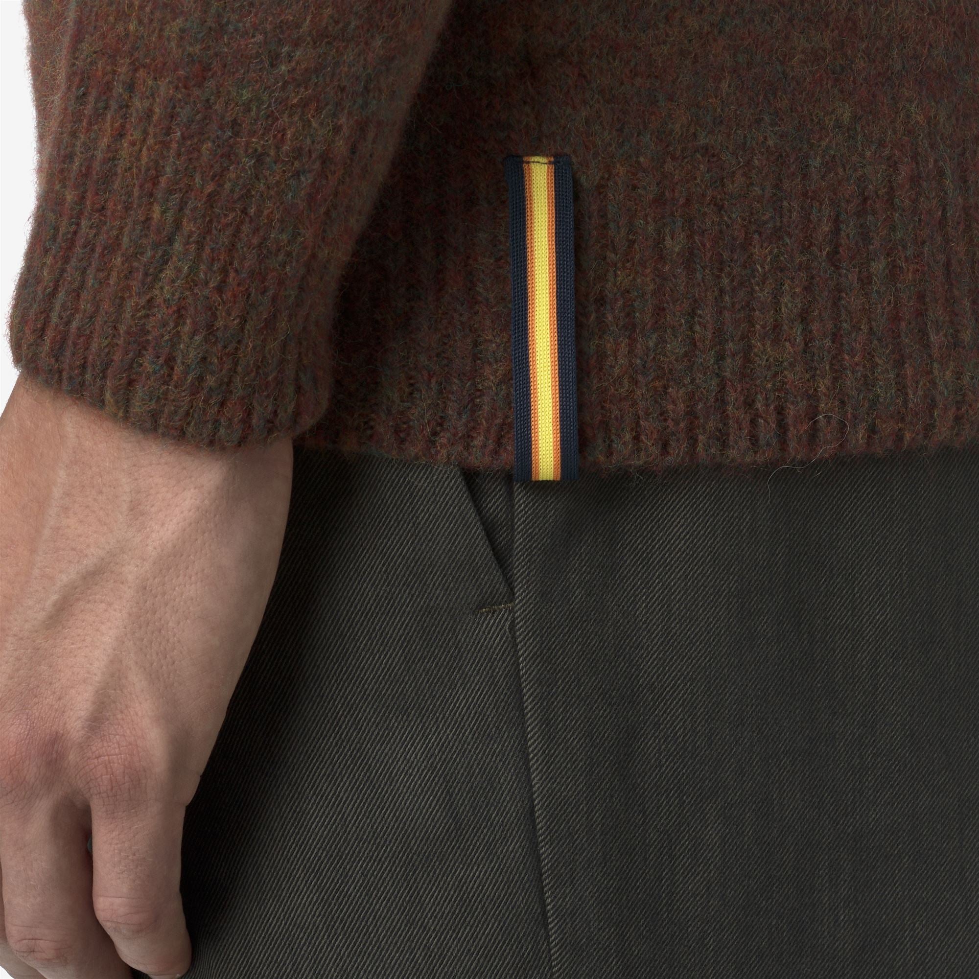 RENOULT - KNITWEAR - Pull Over - Man - BROWN COFFEE MIX