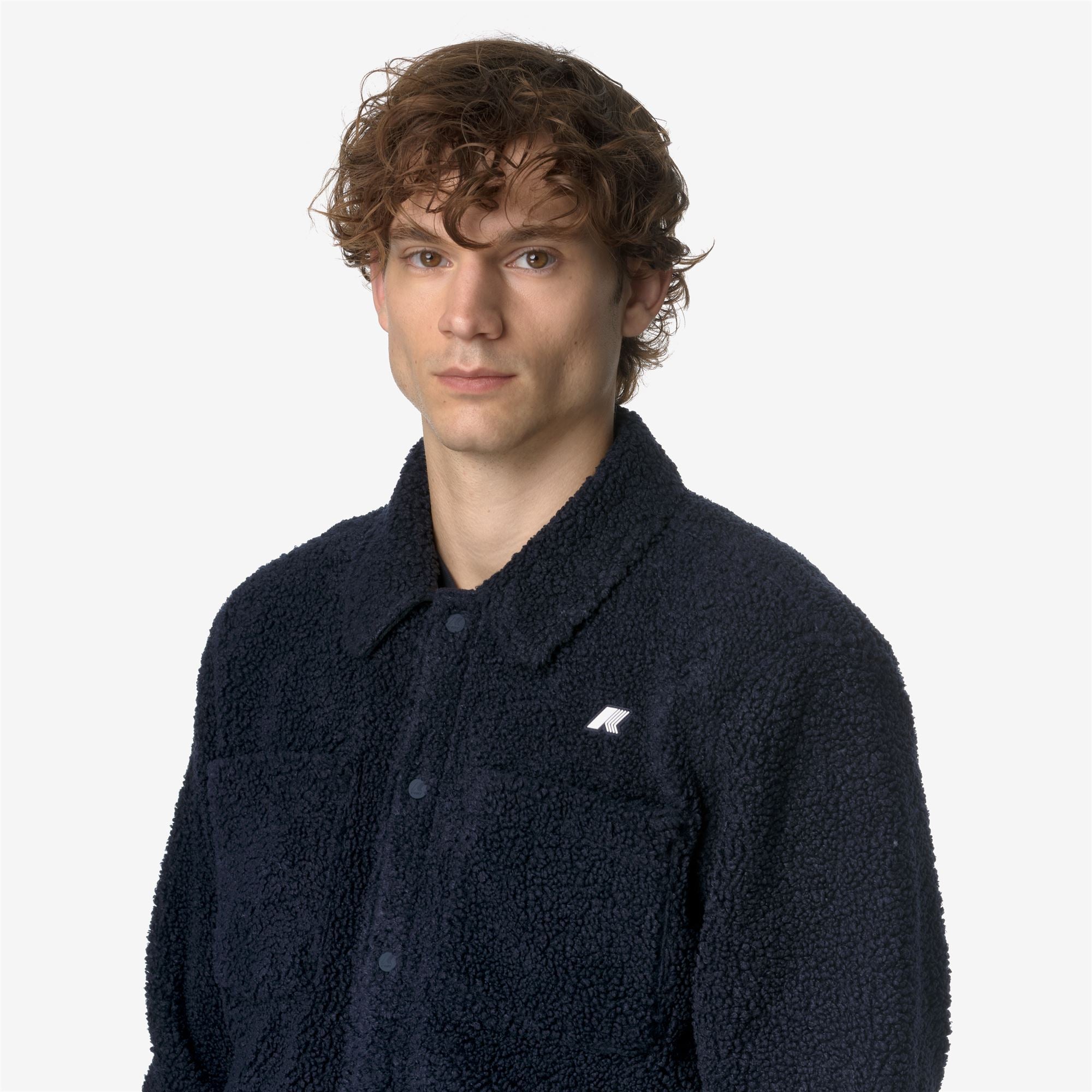 CAMERON SHERPA POLAR - Fleece - Jacket - Man - BLUE DEPTH-BLUE DEPTH