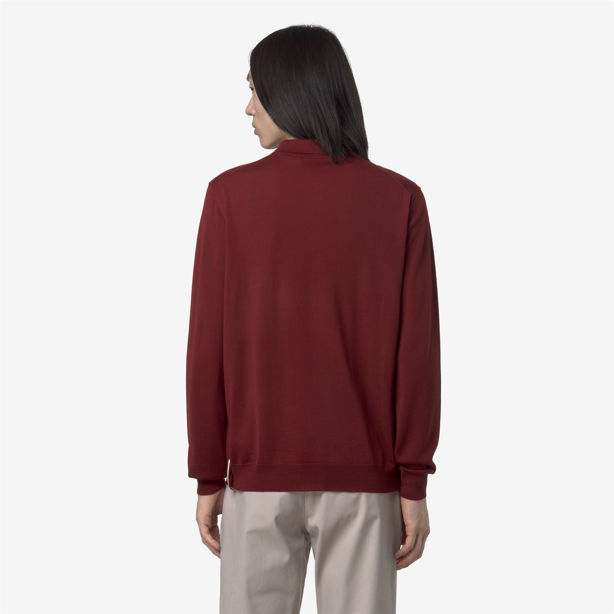 REY WOOL MERINO BLEND - KNITWEAR - Pull Over - Man - RED SYRAH
