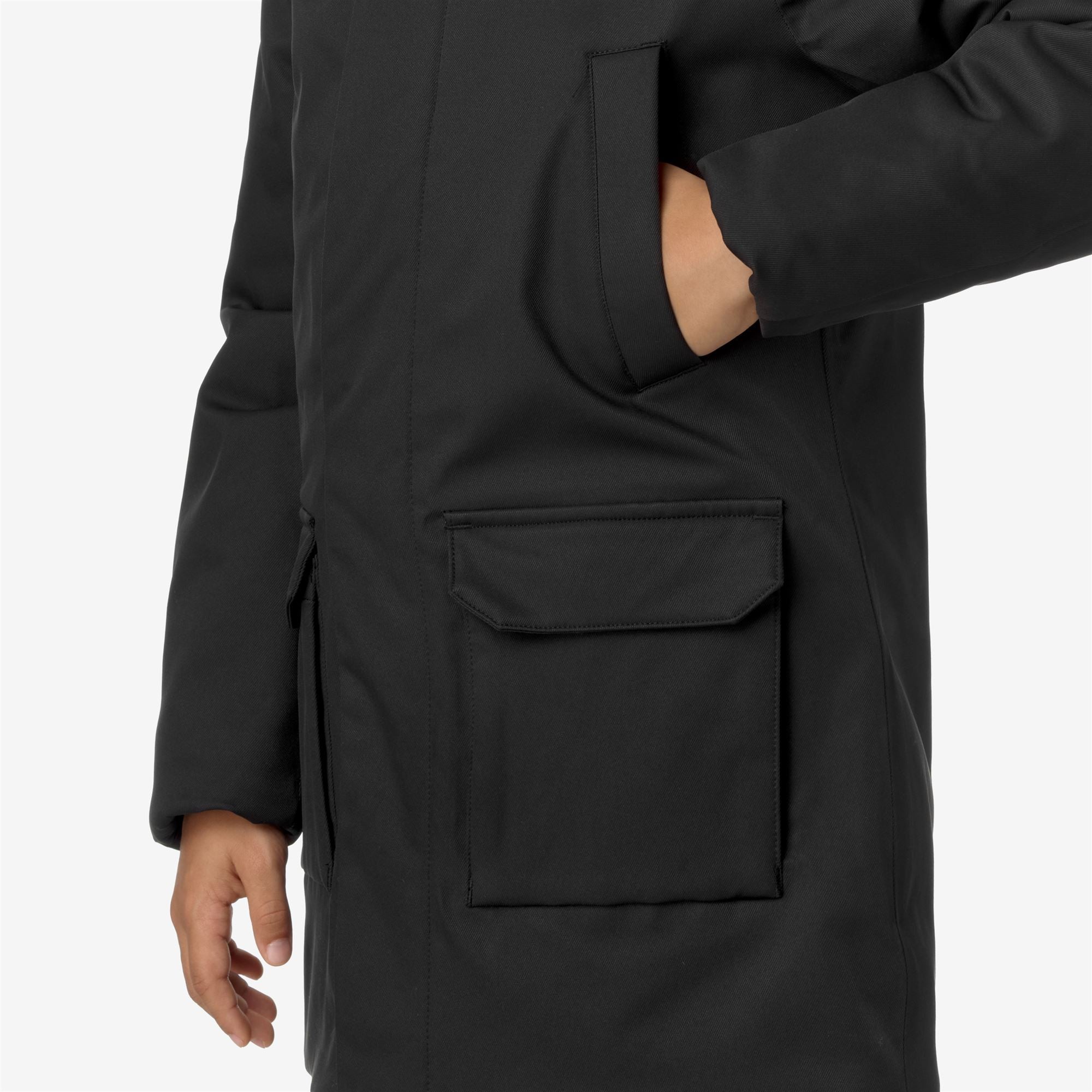 P. JARKO TWILL MARMOTTA - Jackets - Mid - Boy - BLACK P-BLUE A