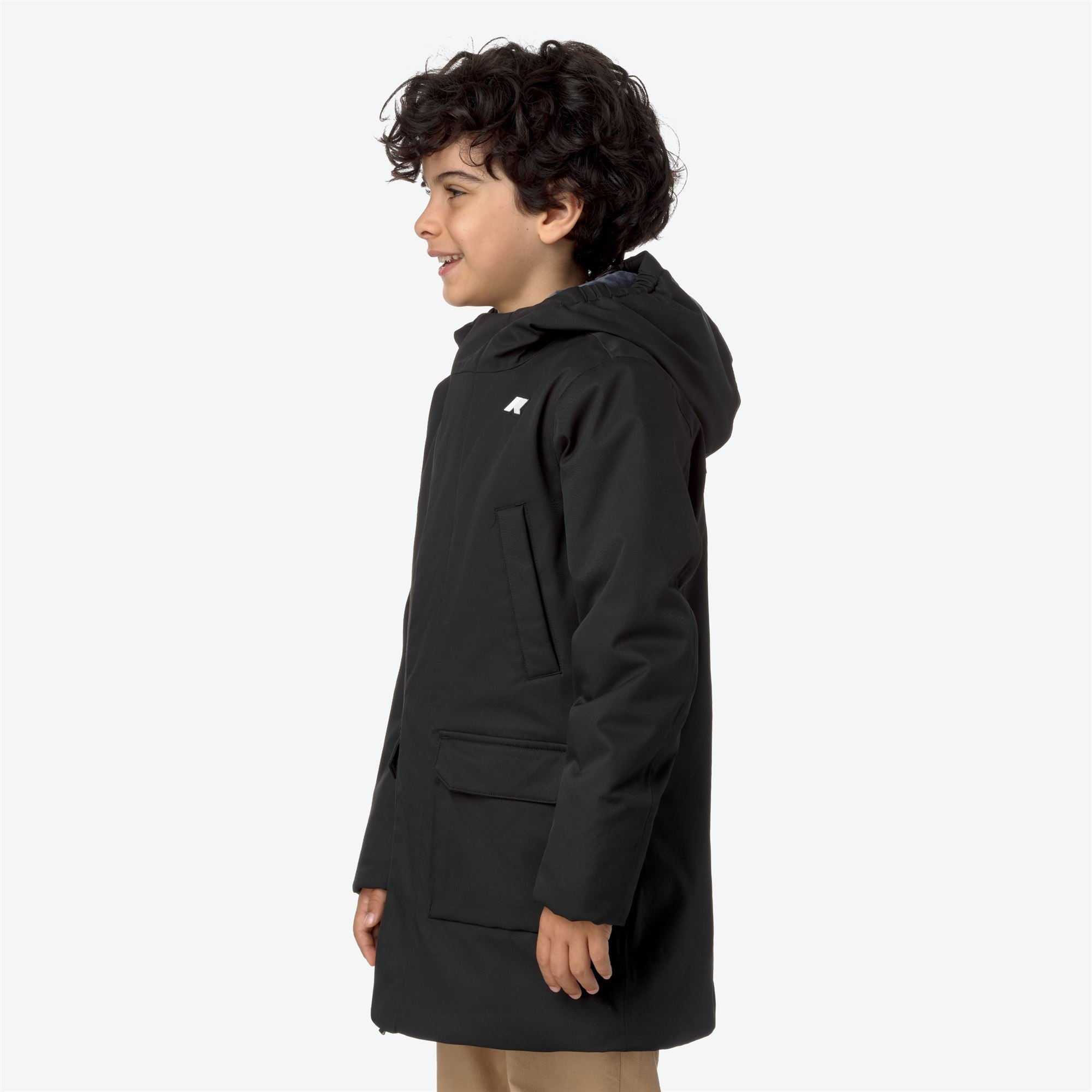 P. JARKO TWILL MARMOTTA - Jackets - Mid - Boy - BLACK P-BLUE A