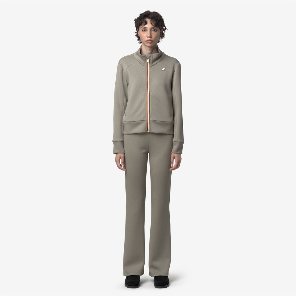 JENNY LIGHT SPACER - Pants - Sport Trousers - Woman - GREEN OAK