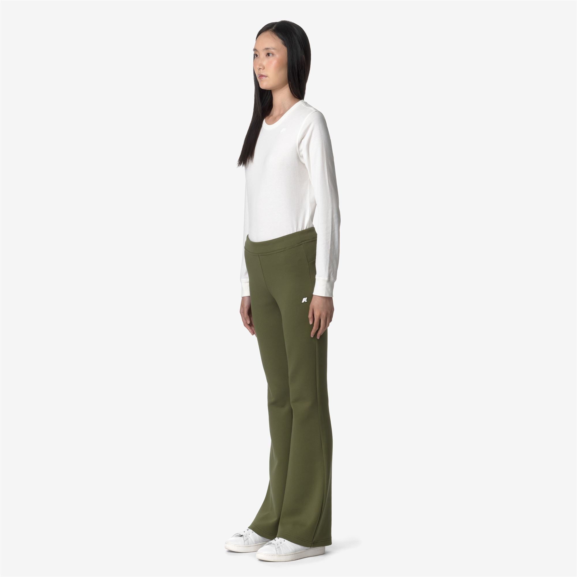 JENNY LIGHT SPACER - Pants - Sport Trousers - Woman - GREEN CYPRESS