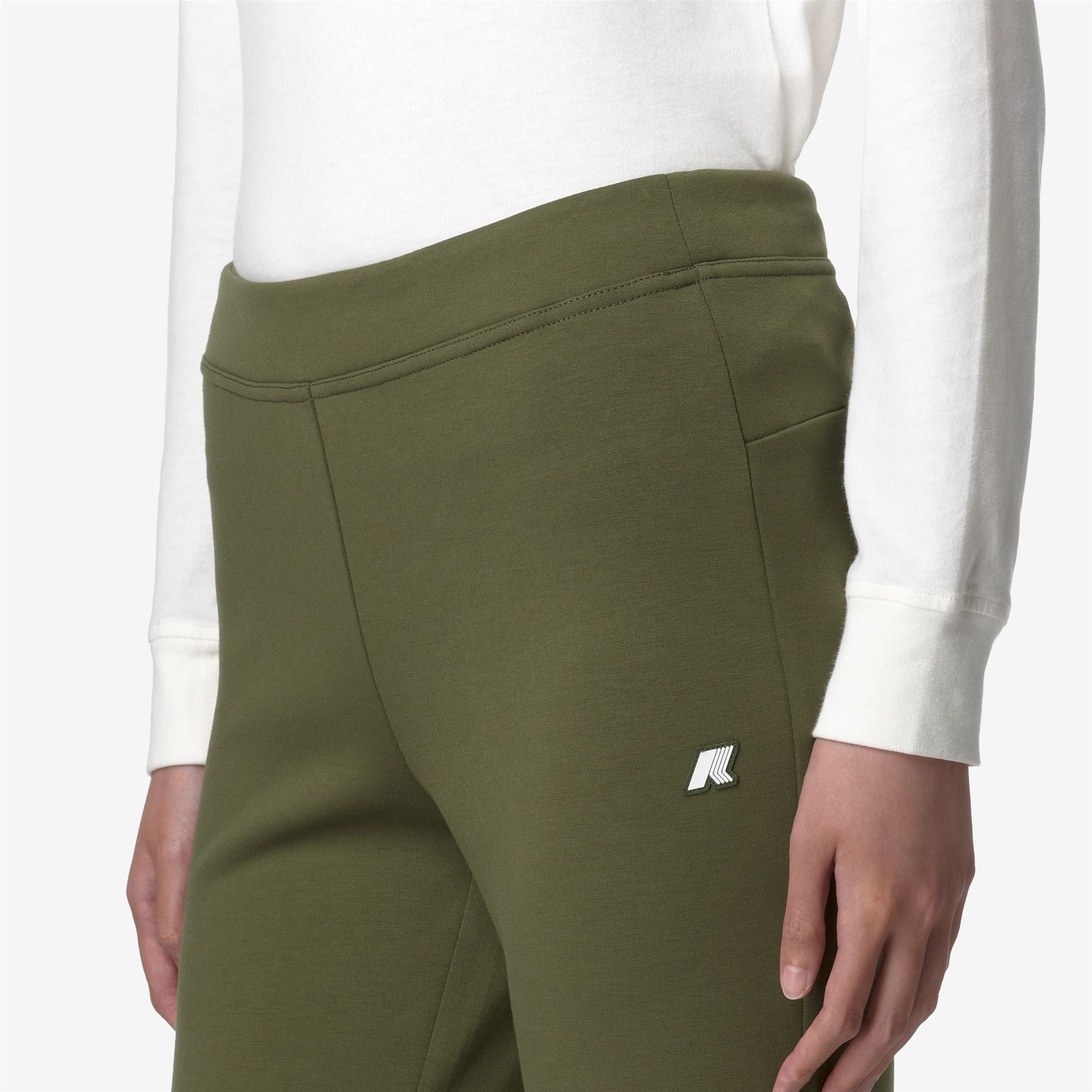 JENNY LIGHT SPACER - Pants - Sport Trousers - Woman - GREEN CYPRESS