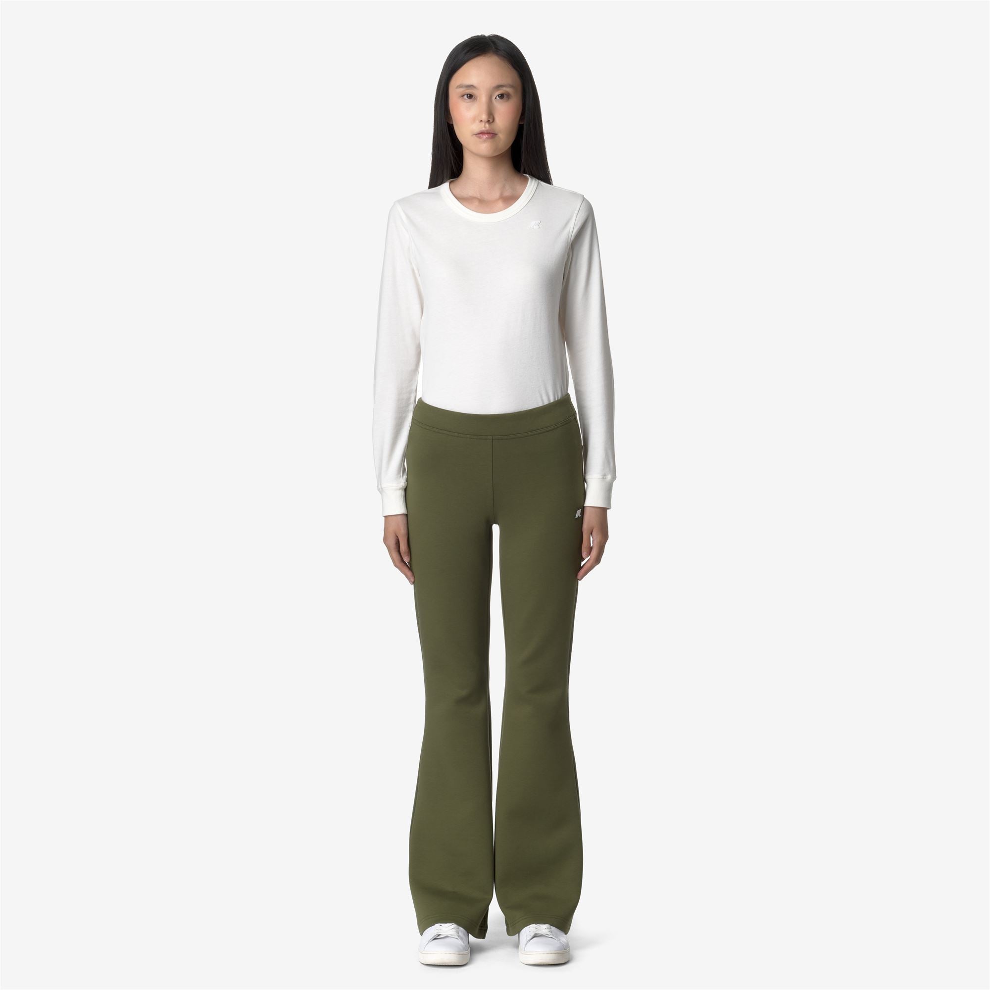 JENNY LIGHT SPACER - Pants - Sport Trousers - Woman - GREEN CYPRESS