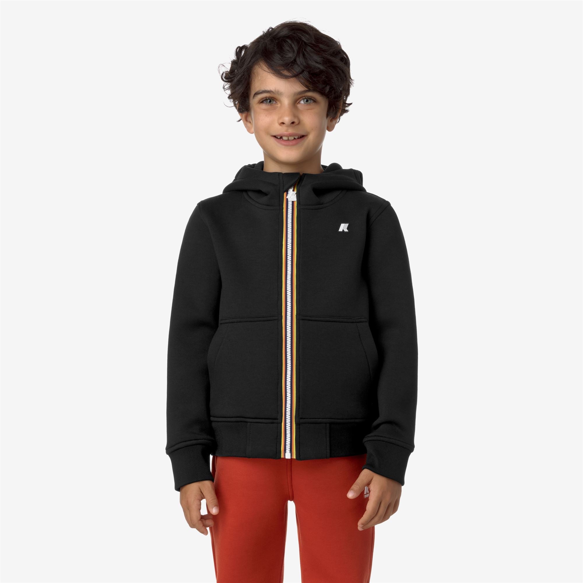 P. BERENGER SPACER - Fleece - Jacket - Boy - BLACK PURE