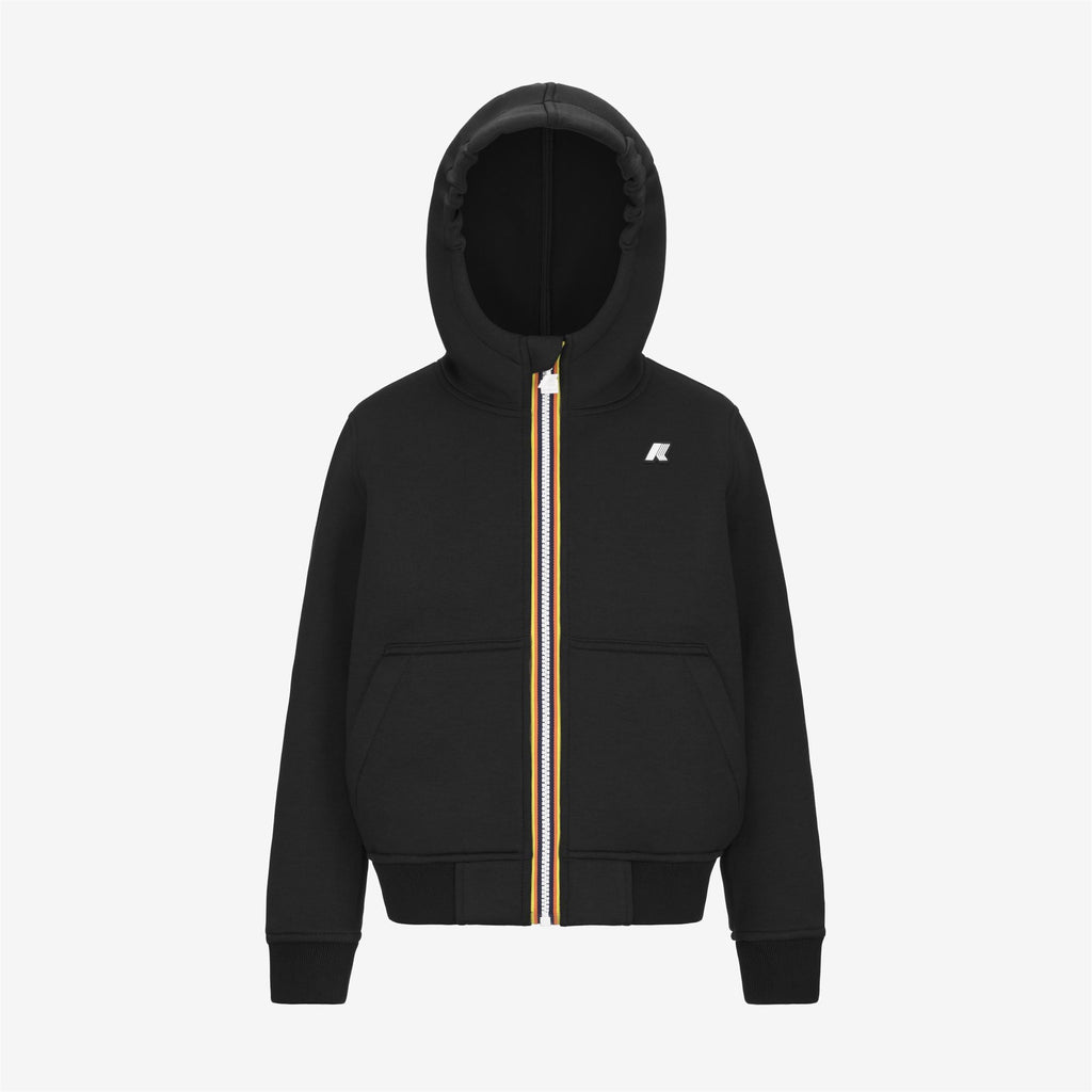 P. BERENGER SPACER - Fleece - Jacket - Boy - BLACK PURE