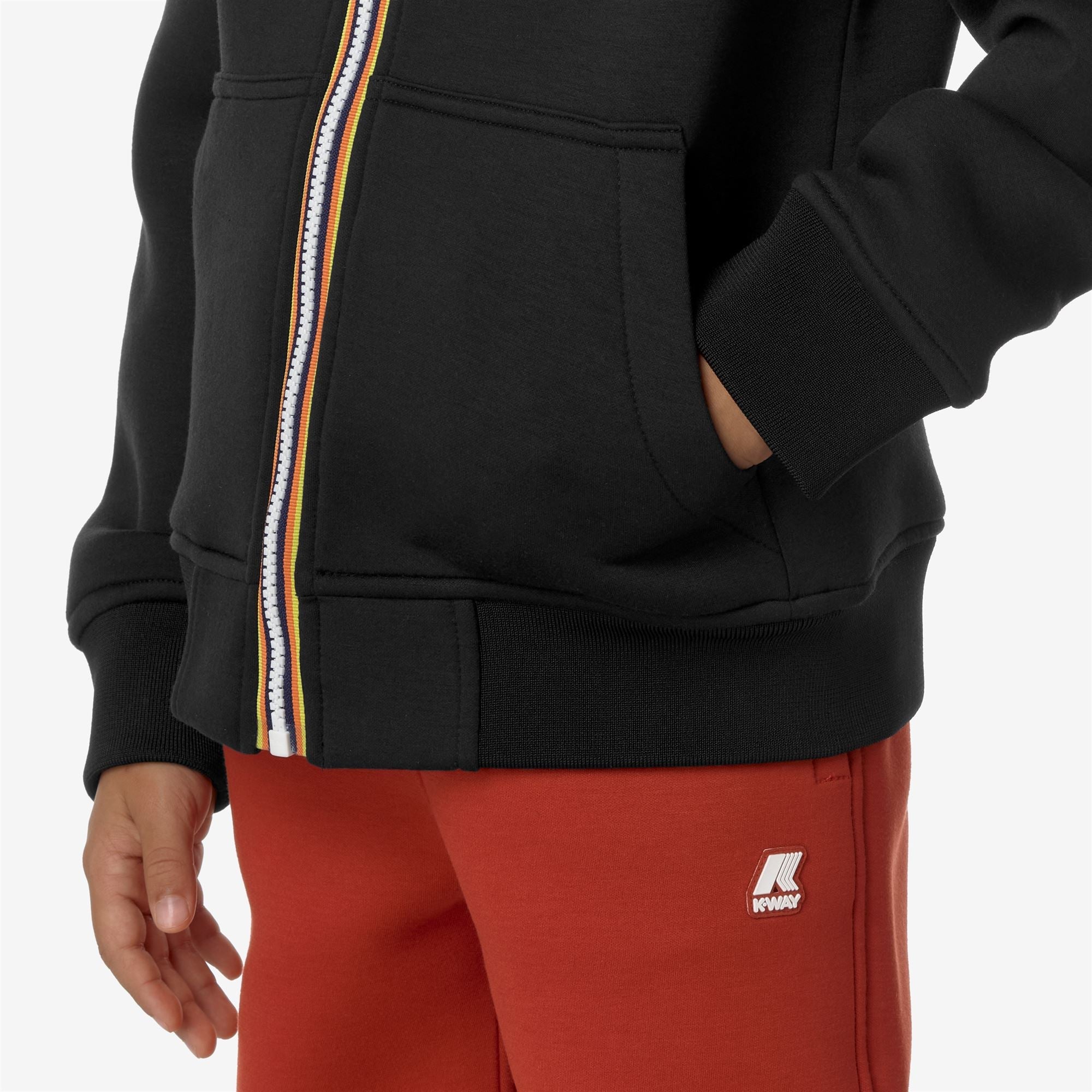 P. BERENGER SPACER - Fleece - Jacket - Boy - BLACK PURE